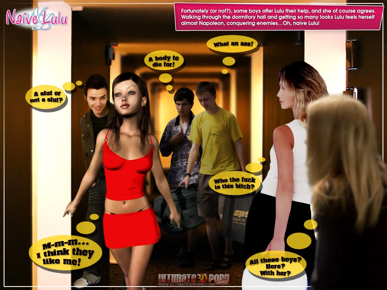 Naïve Lulu porn comic picture 12