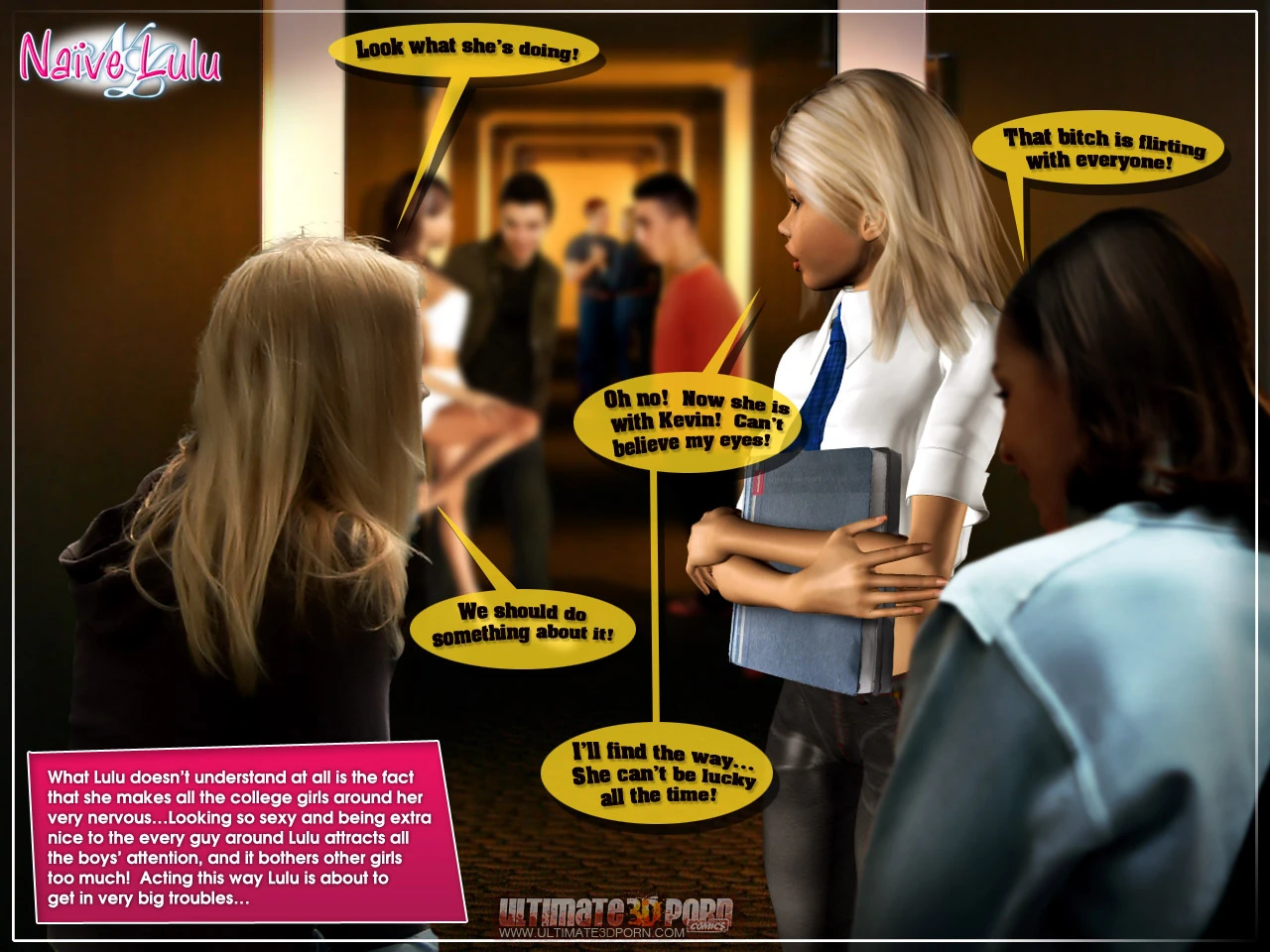Naïve Lulu porn comic picture 15