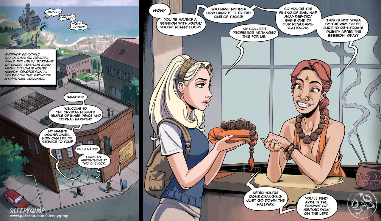 Nancy Templeton-Yoga Hypnosis porn comic picture 1