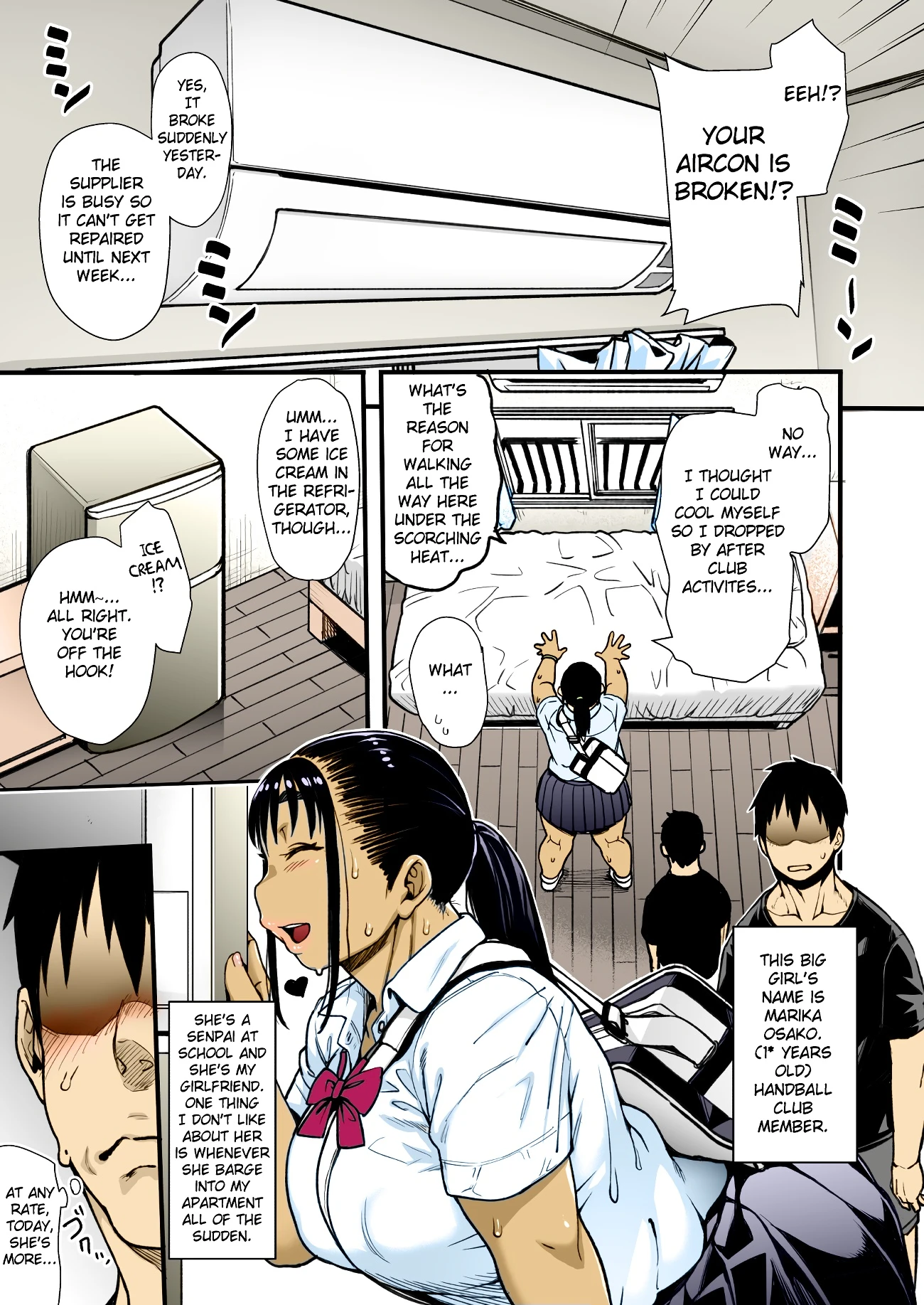 Natsu no Senpai no Oshiri* porn comic picture 4