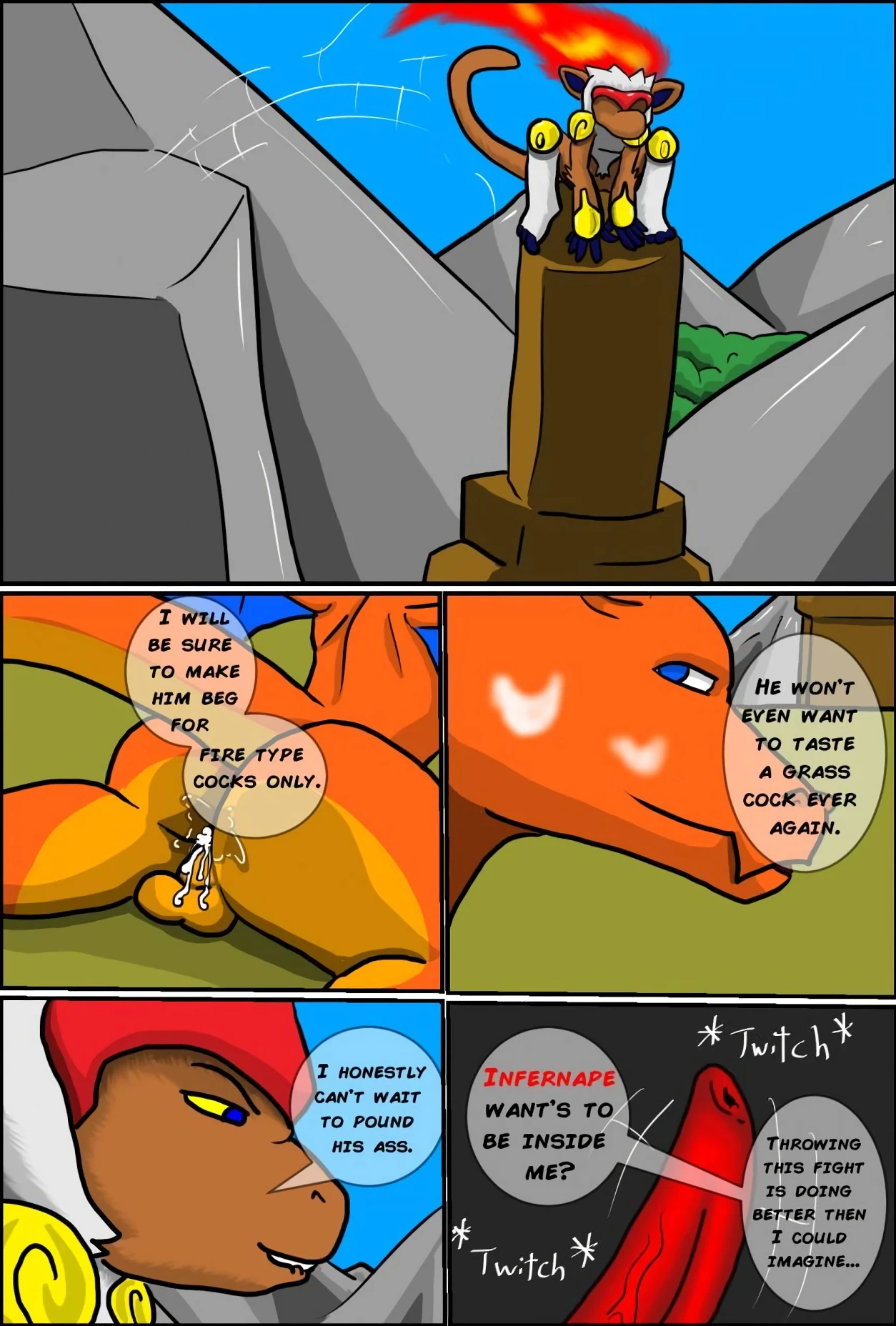 Naughty Charizard porn comic picture 10