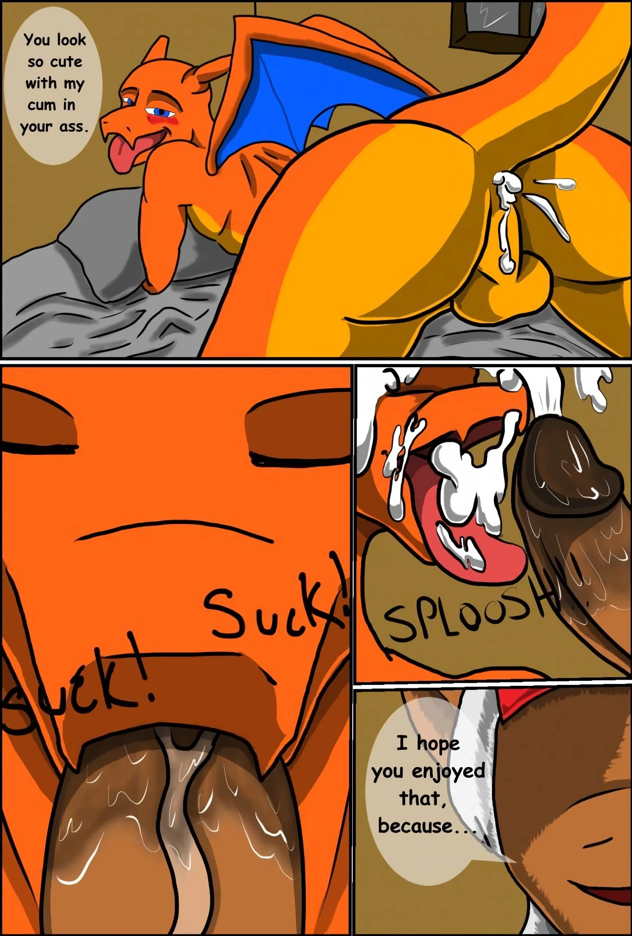 Naughty Charizard porn comic picture 12