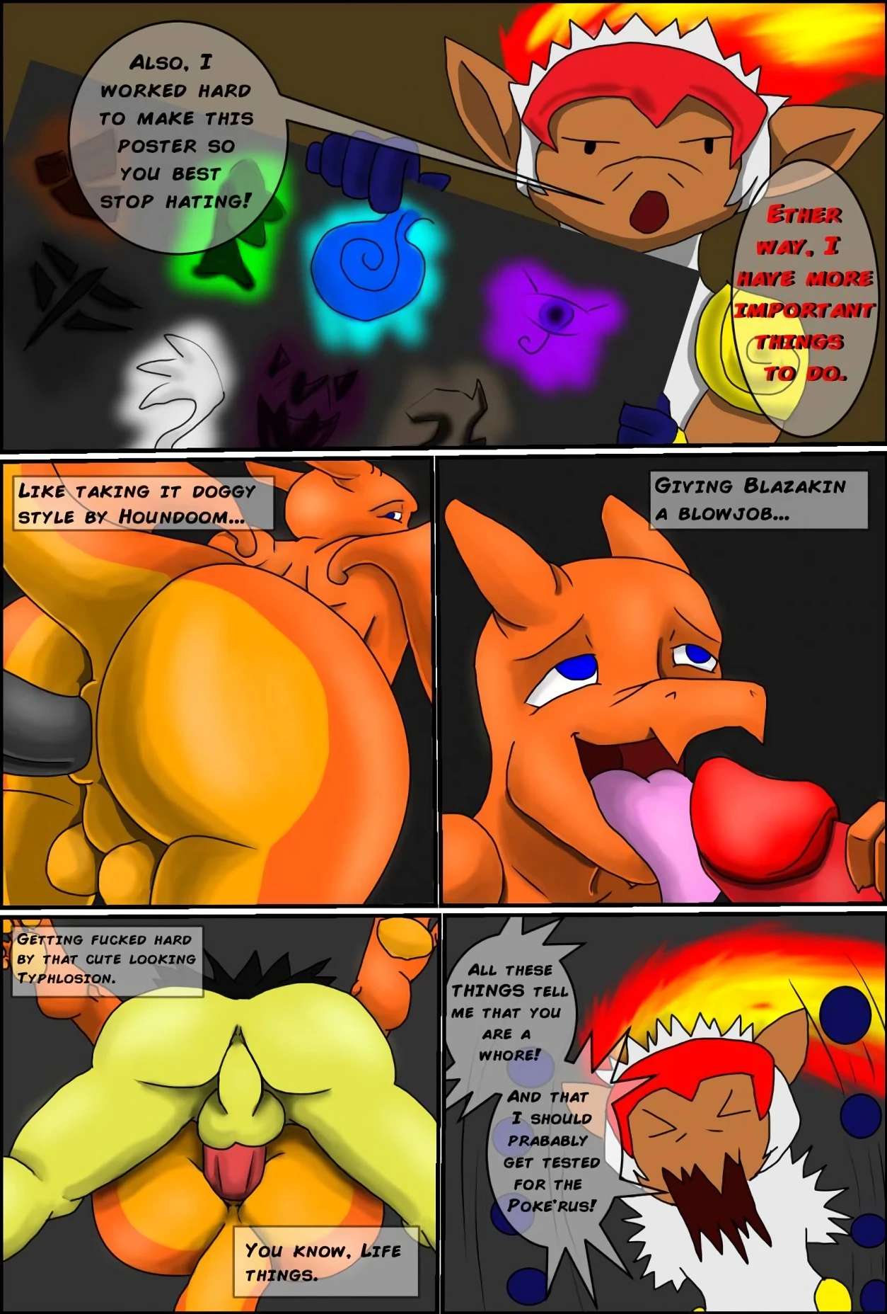 Naughty Charizard porn comic picture 15