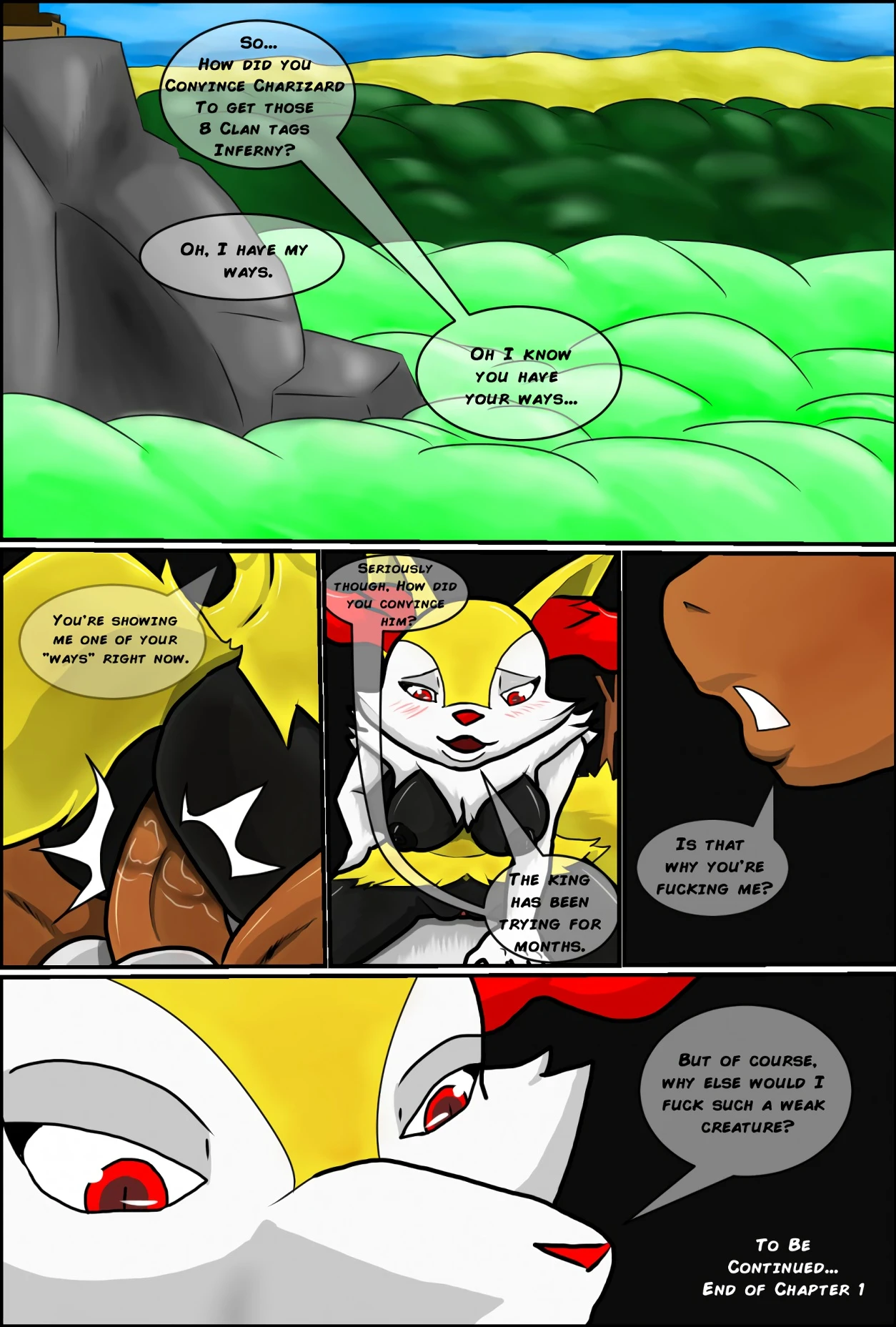 Naughty Charizard porn comic picture 17