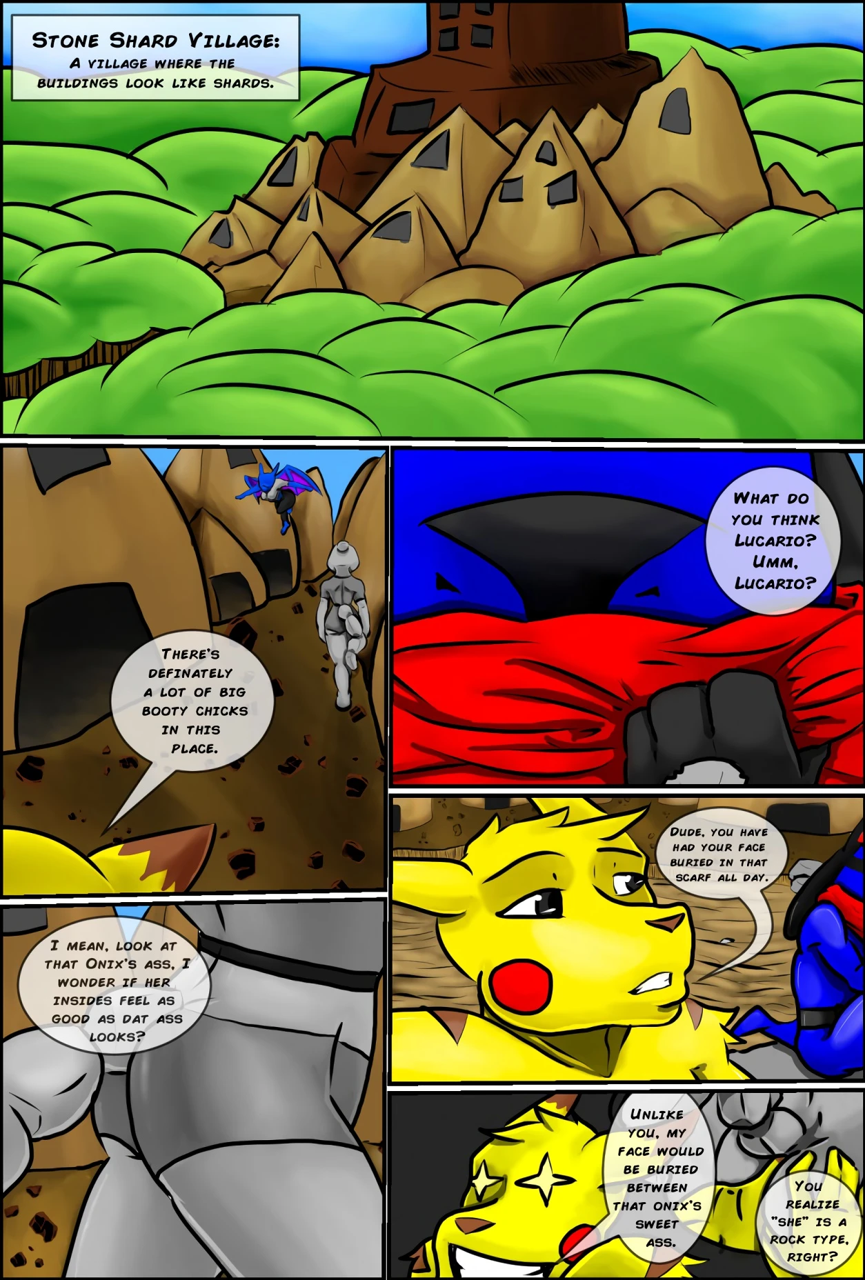 Naughty Charizard porn comic picture 18