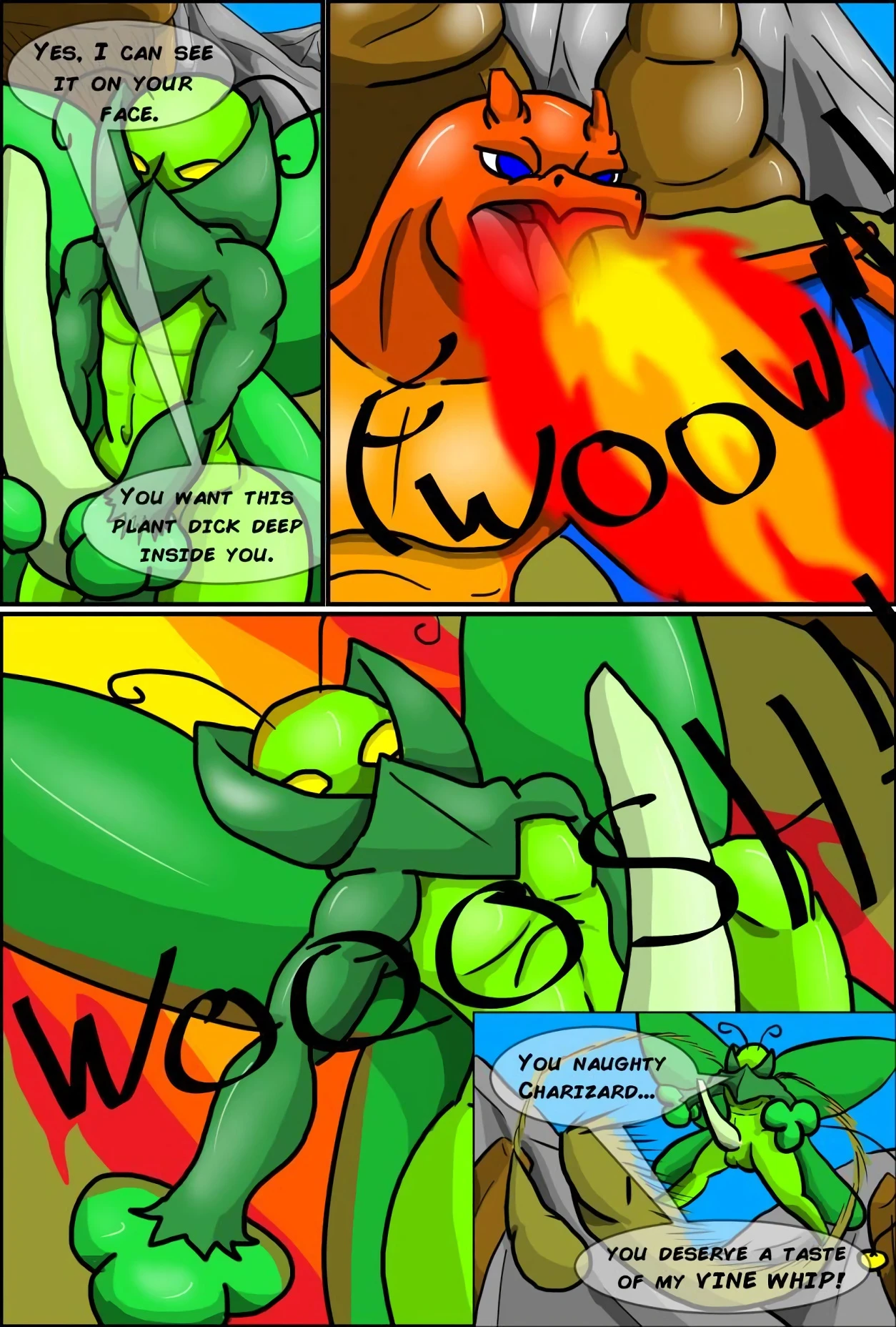 Naughty Charizard porn comic picture 3
