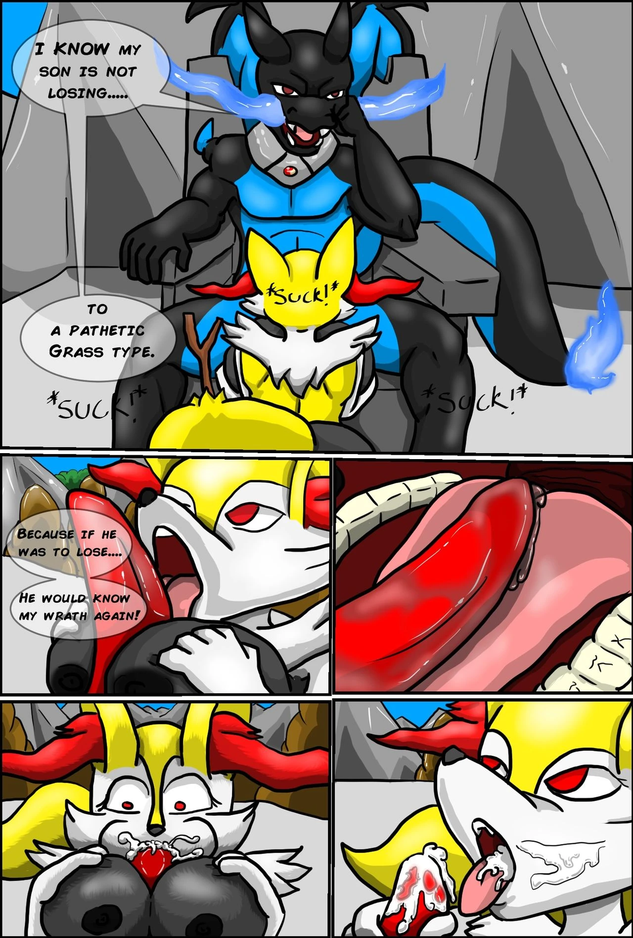 Naughty Charizard porn comic picture 8