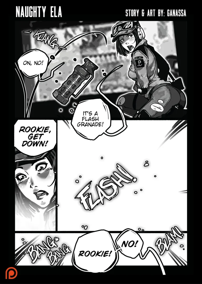 Naughty Ela porn comic picture 2