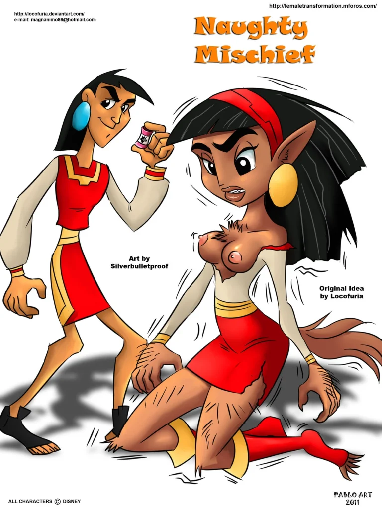 Naughty Mischief porn comic picture 1