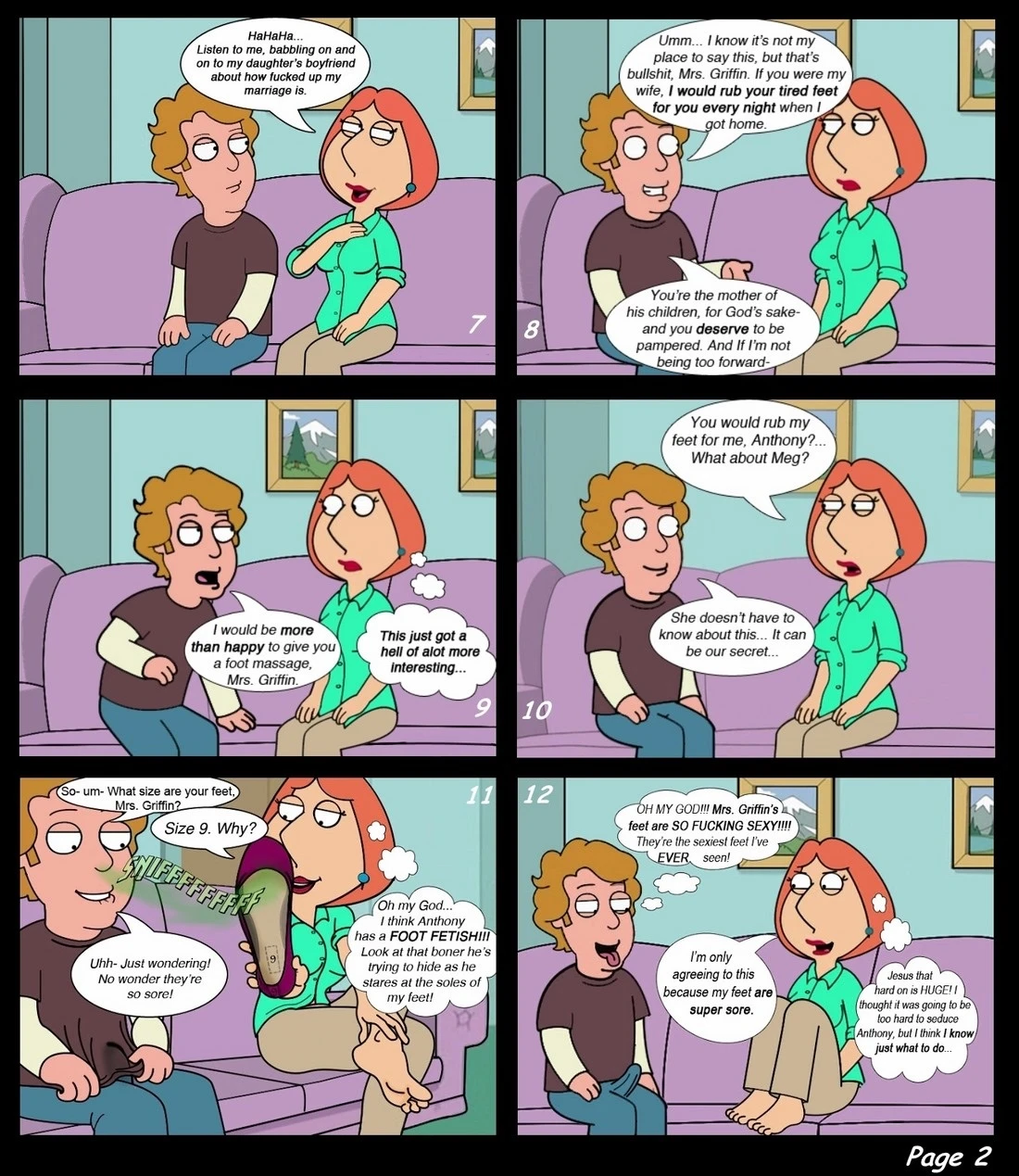 Naughty Mrs. Griffin porn comic picture 3