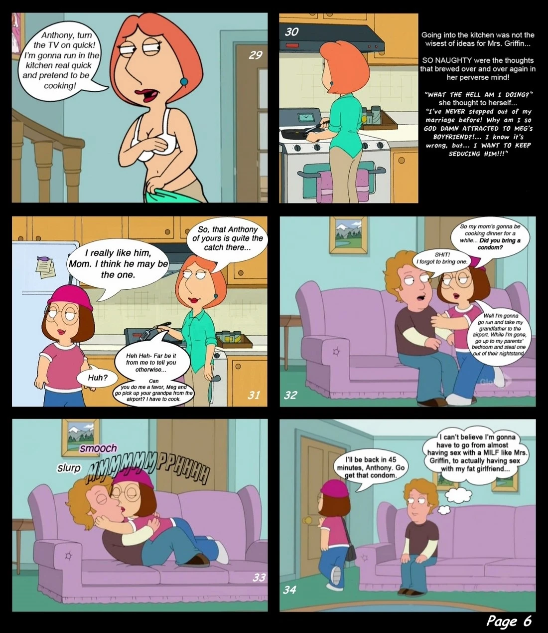 Naughty Mrs. Griffin porn comic picture 7