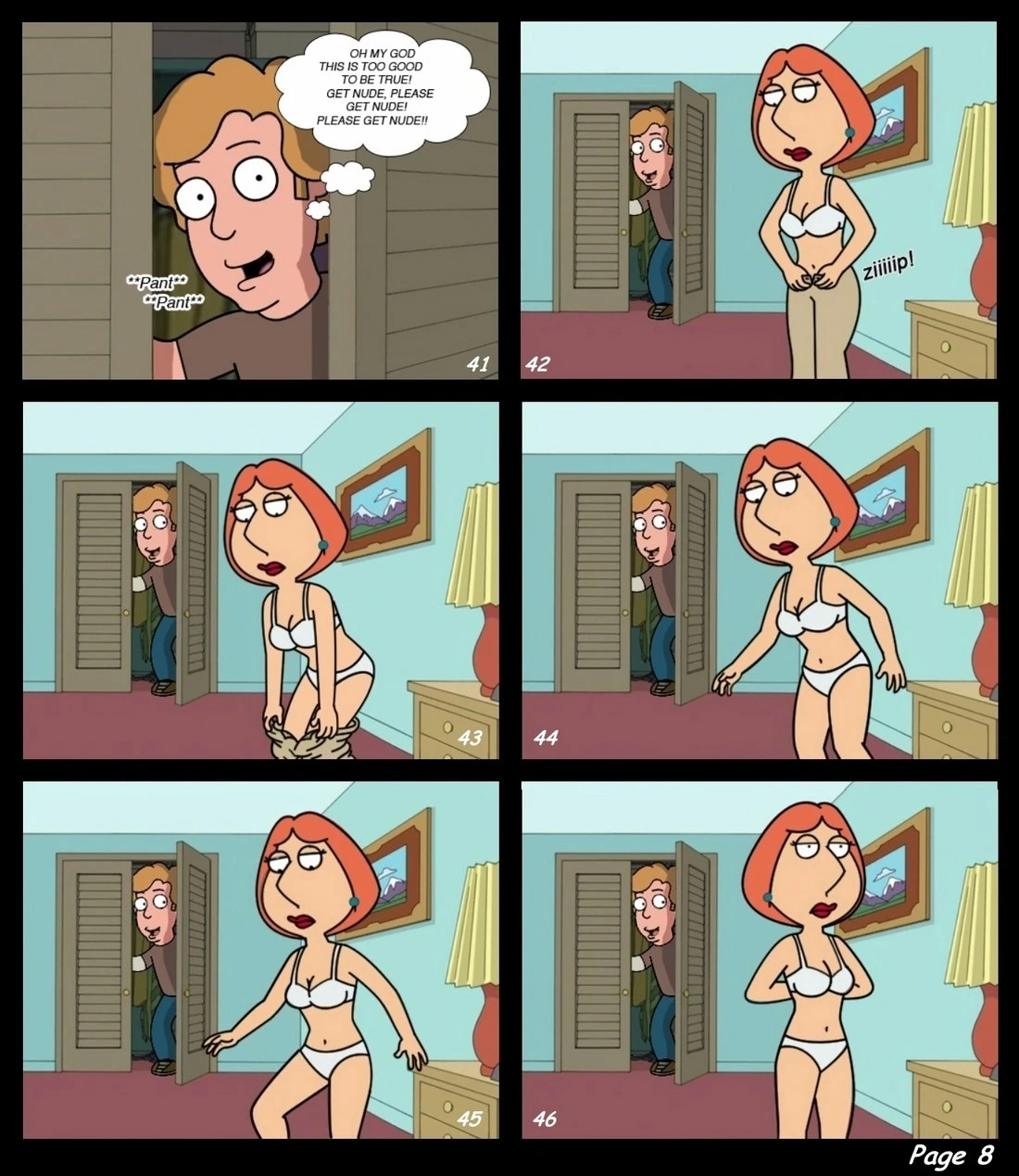 Naughty Mrs. Griffin porn comic picture 9