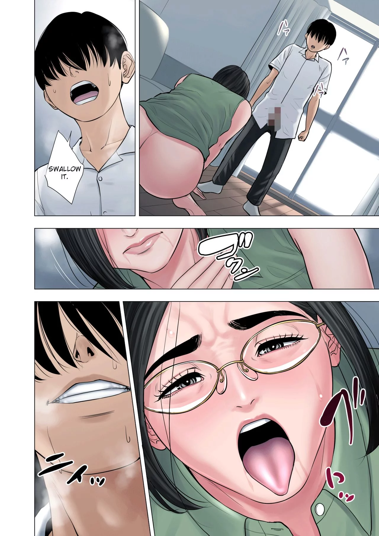 Neighbor Adultery ~ A Warped Relationship Between Housewife and Schoolboy ~ porn comic picture 57