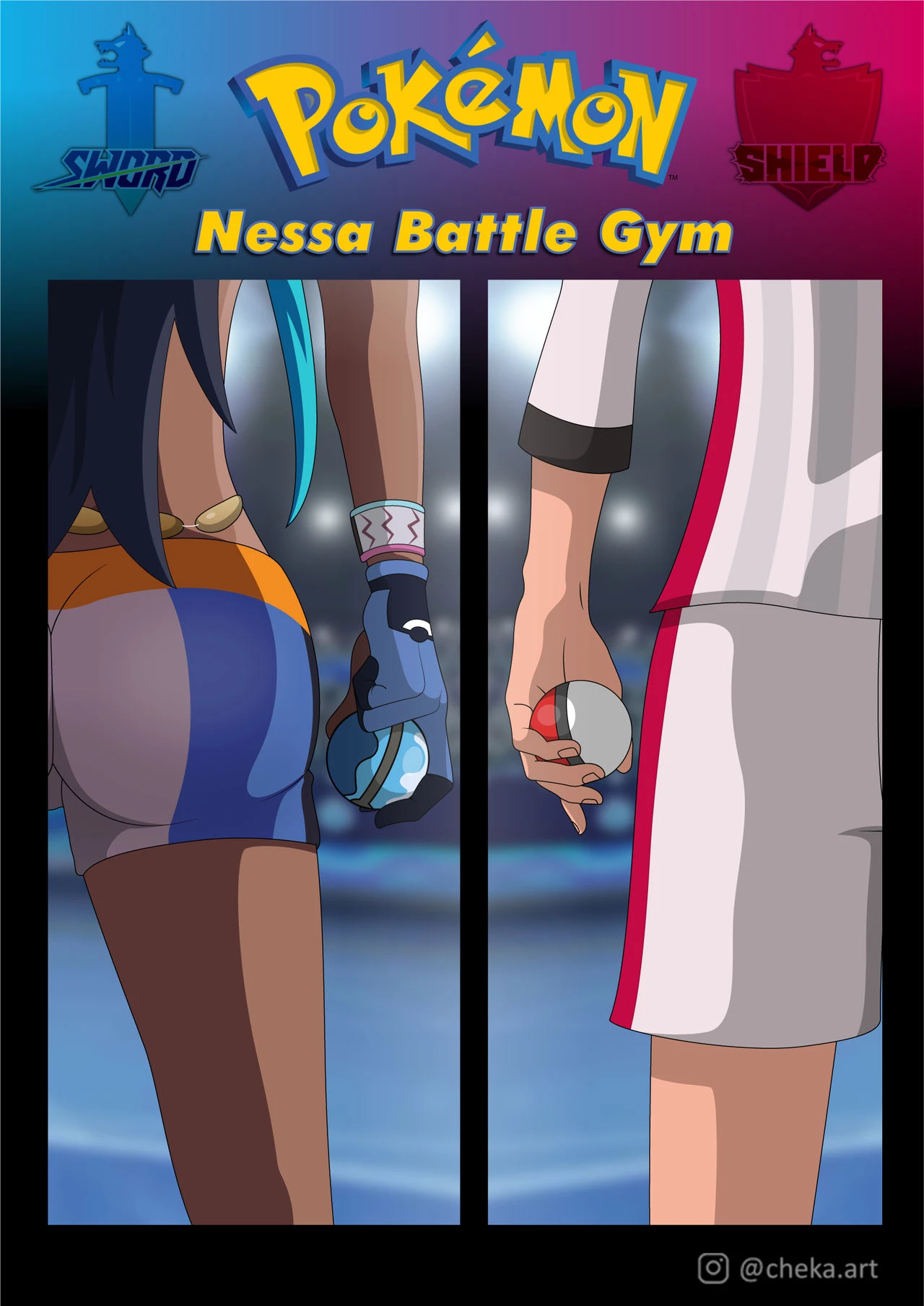 Nessa Battle Gym porn comic picture 1