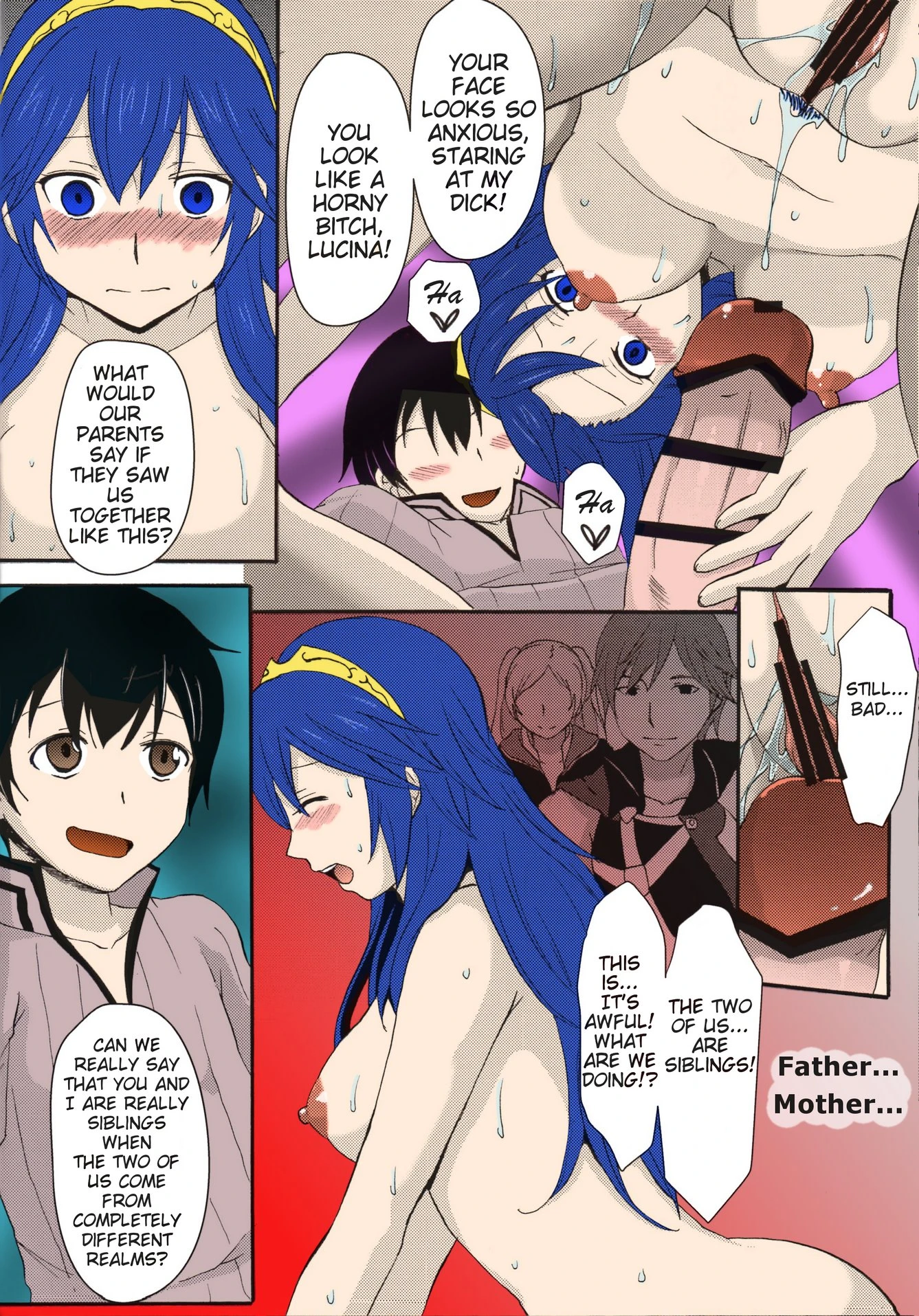 Netorare Princess Lucina porn comic picture 14
