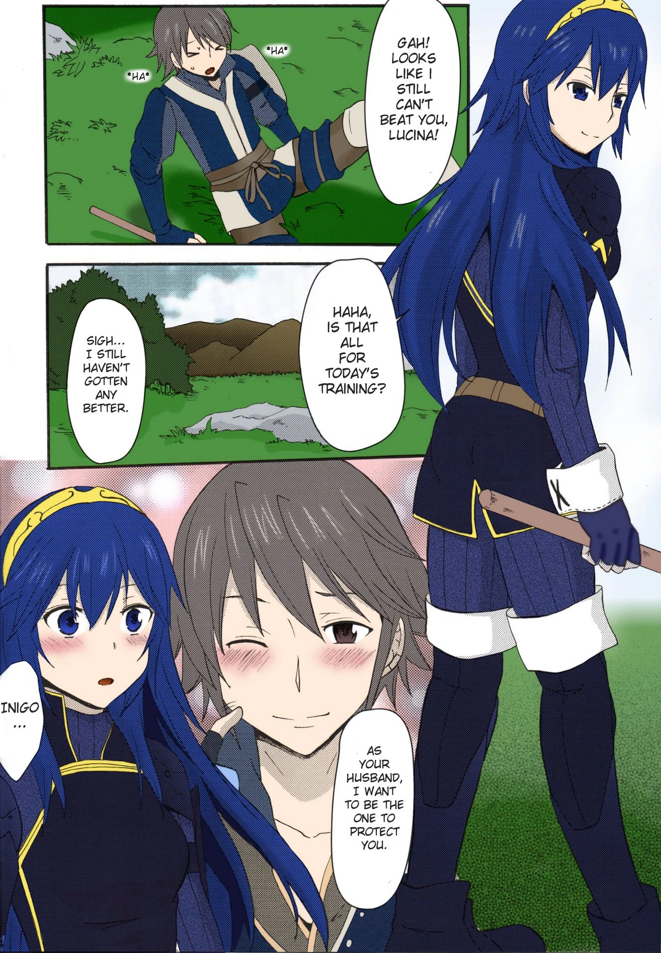 Netorare Princess Lucina porn comic picture 2