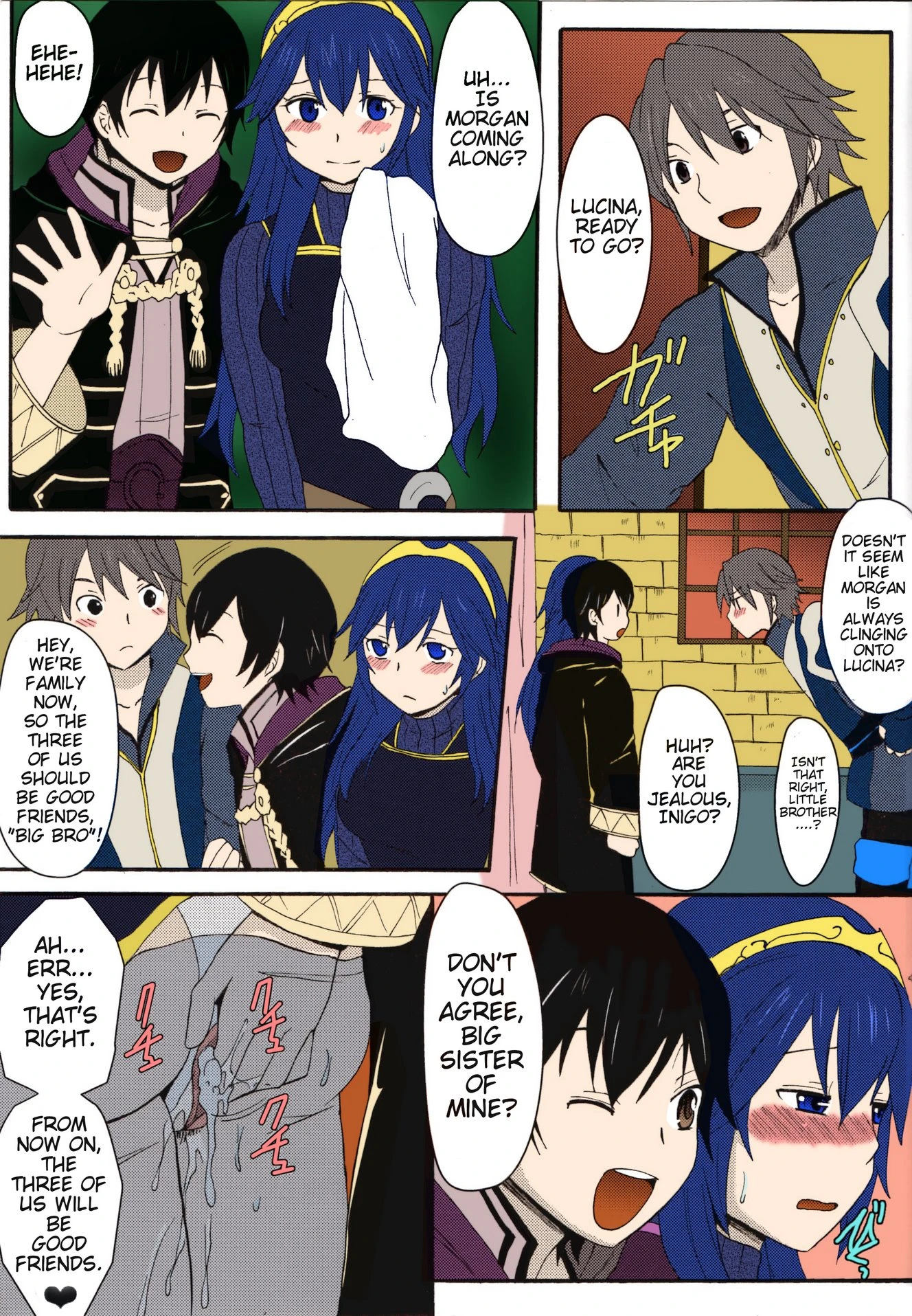 Netorare Princess Lucina porn comic picture 23