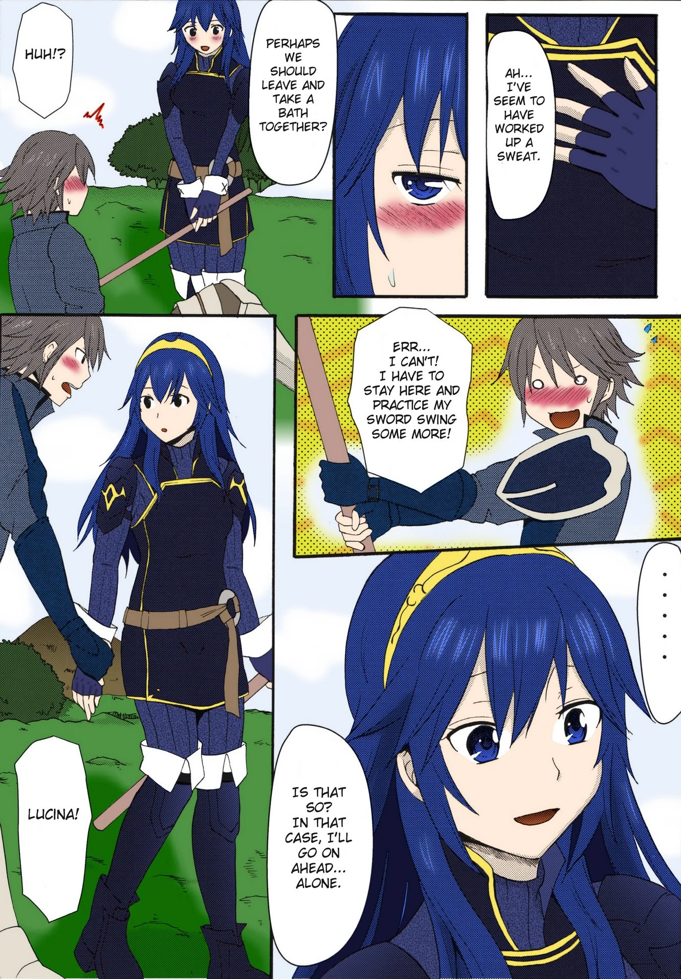 Netorare Princess Lucina porn comic picture 3