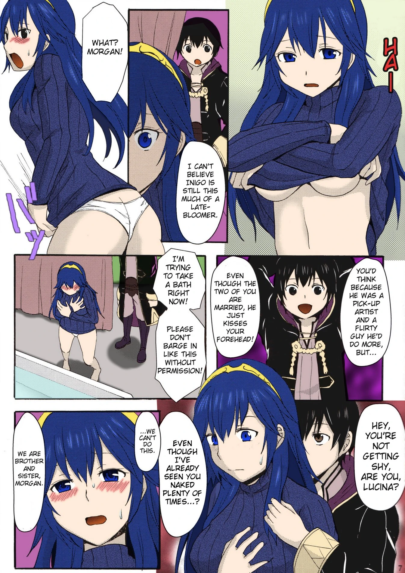 Netorare Princess Lucina porn comic picture 5