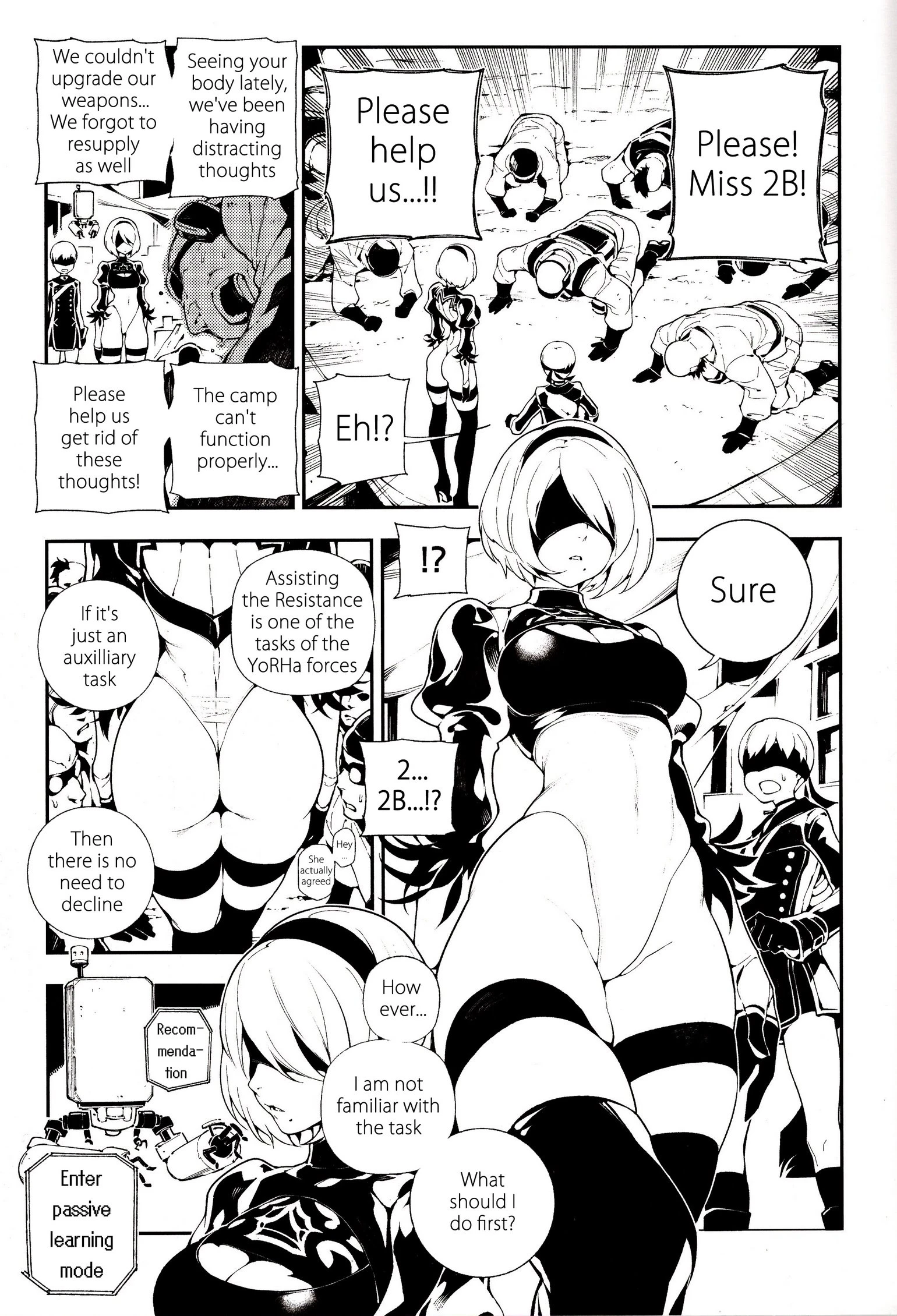 NieR : 2BR18 porn comic picture 4