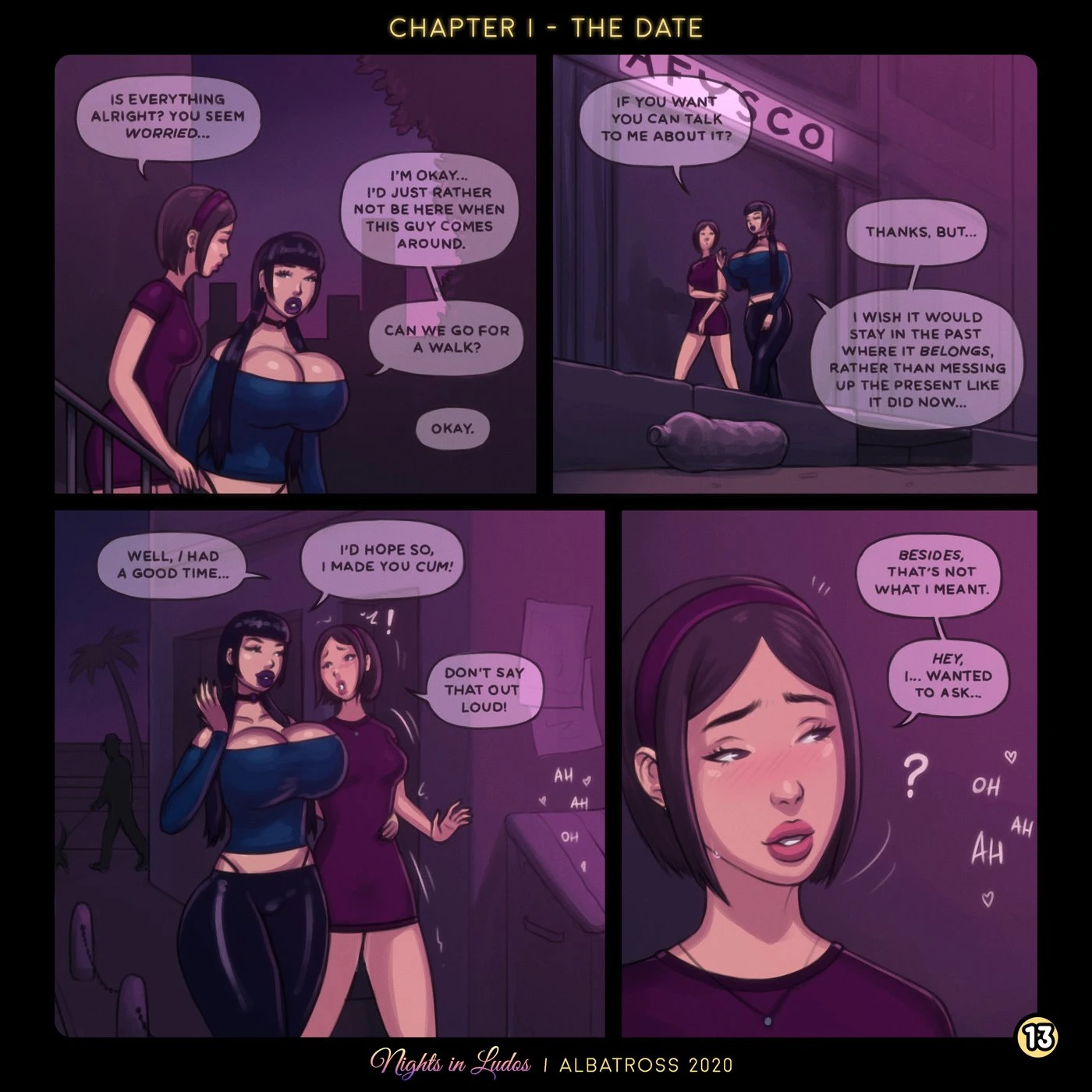 Night in Ludos porn comic picture 14