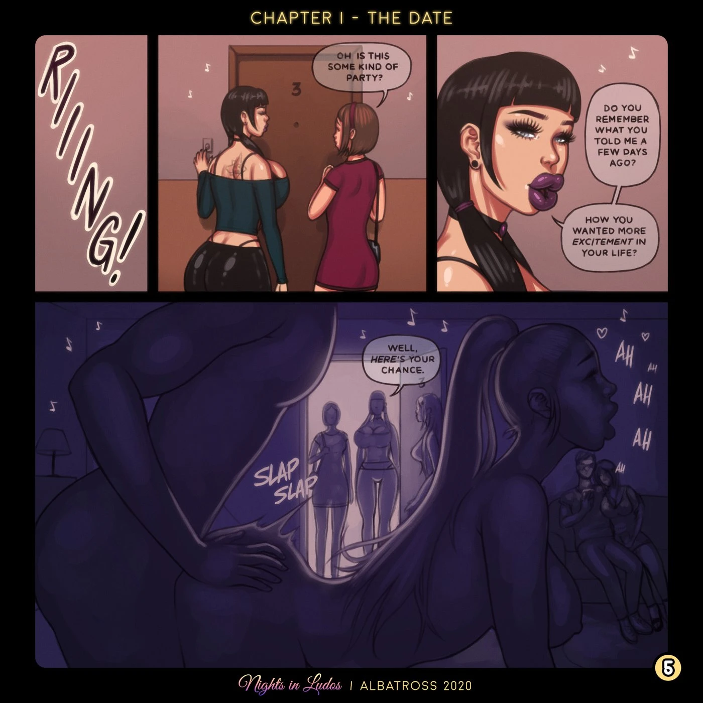 Night in Ludos porn comic picture 6
