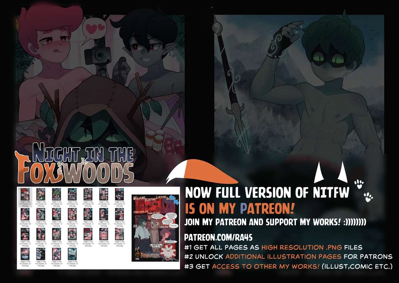 Night In The Fox Woods porn comic picture 24