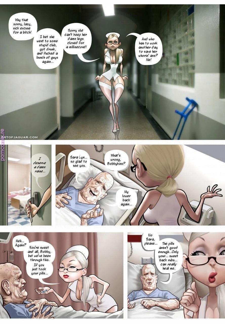 Night Nurse Sara porn comic picture 3