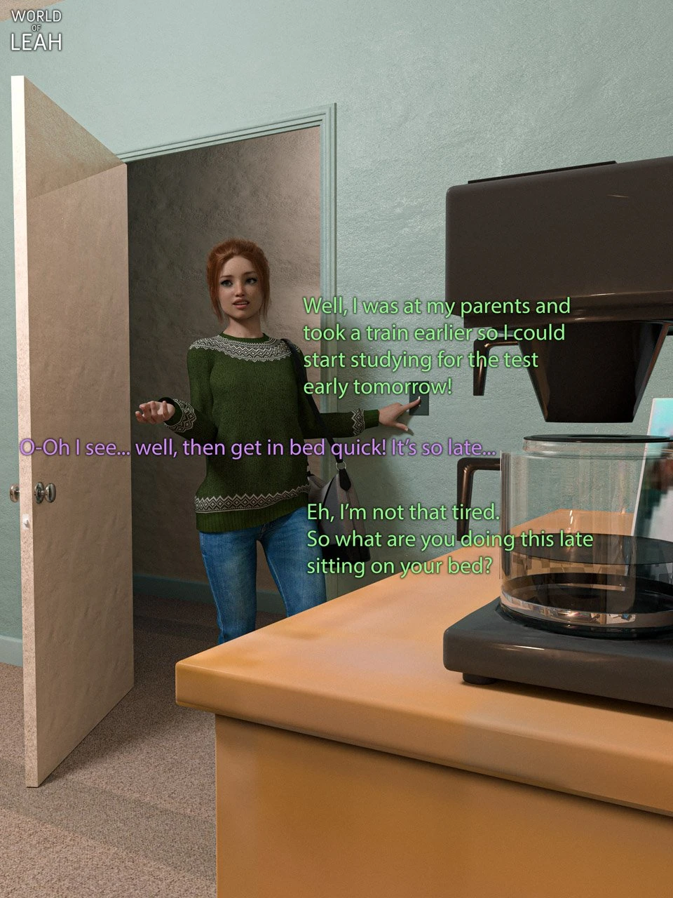 Night Time Secret porn comic picture 34