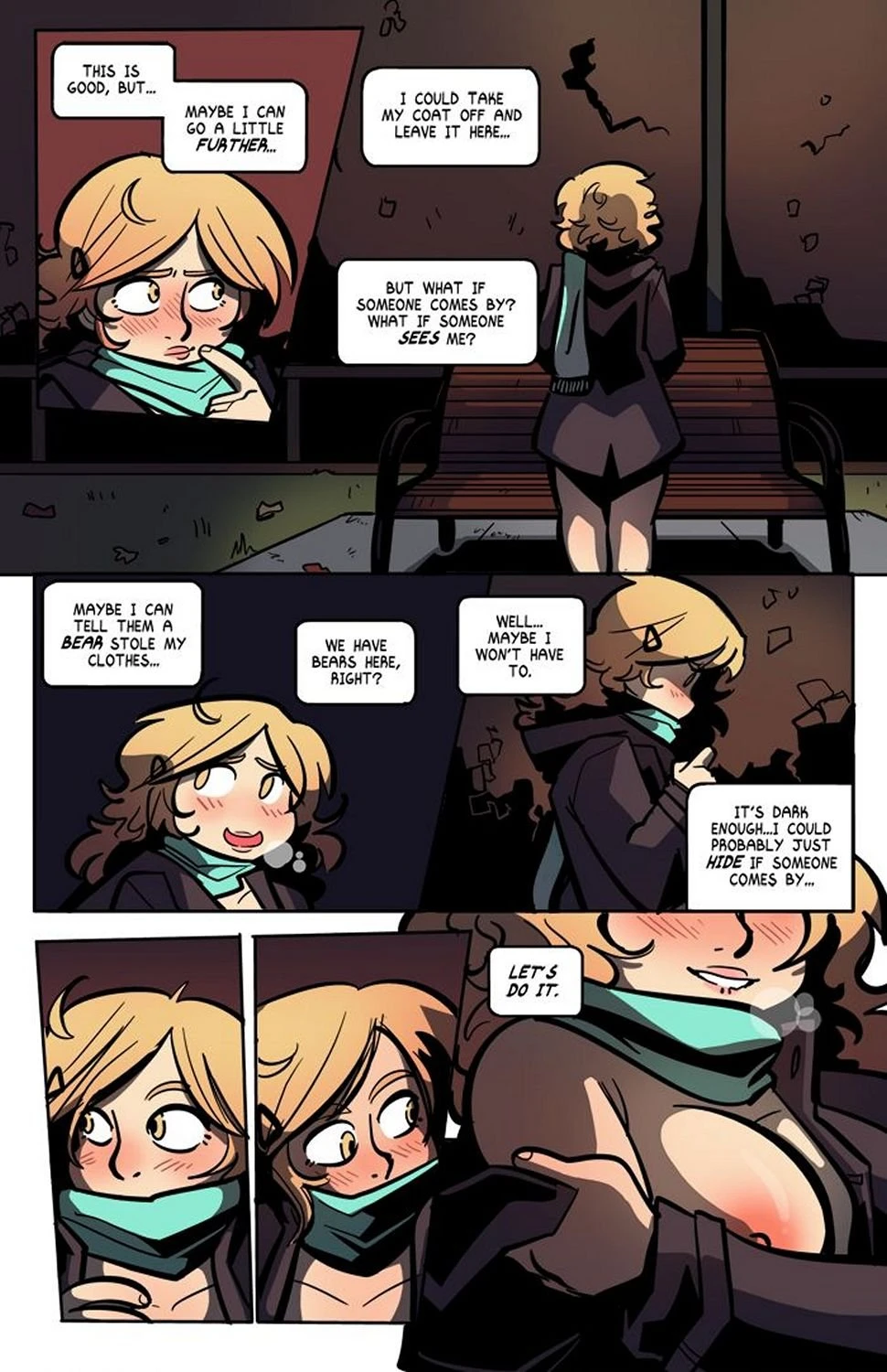 Night Walk porn comic picture 4