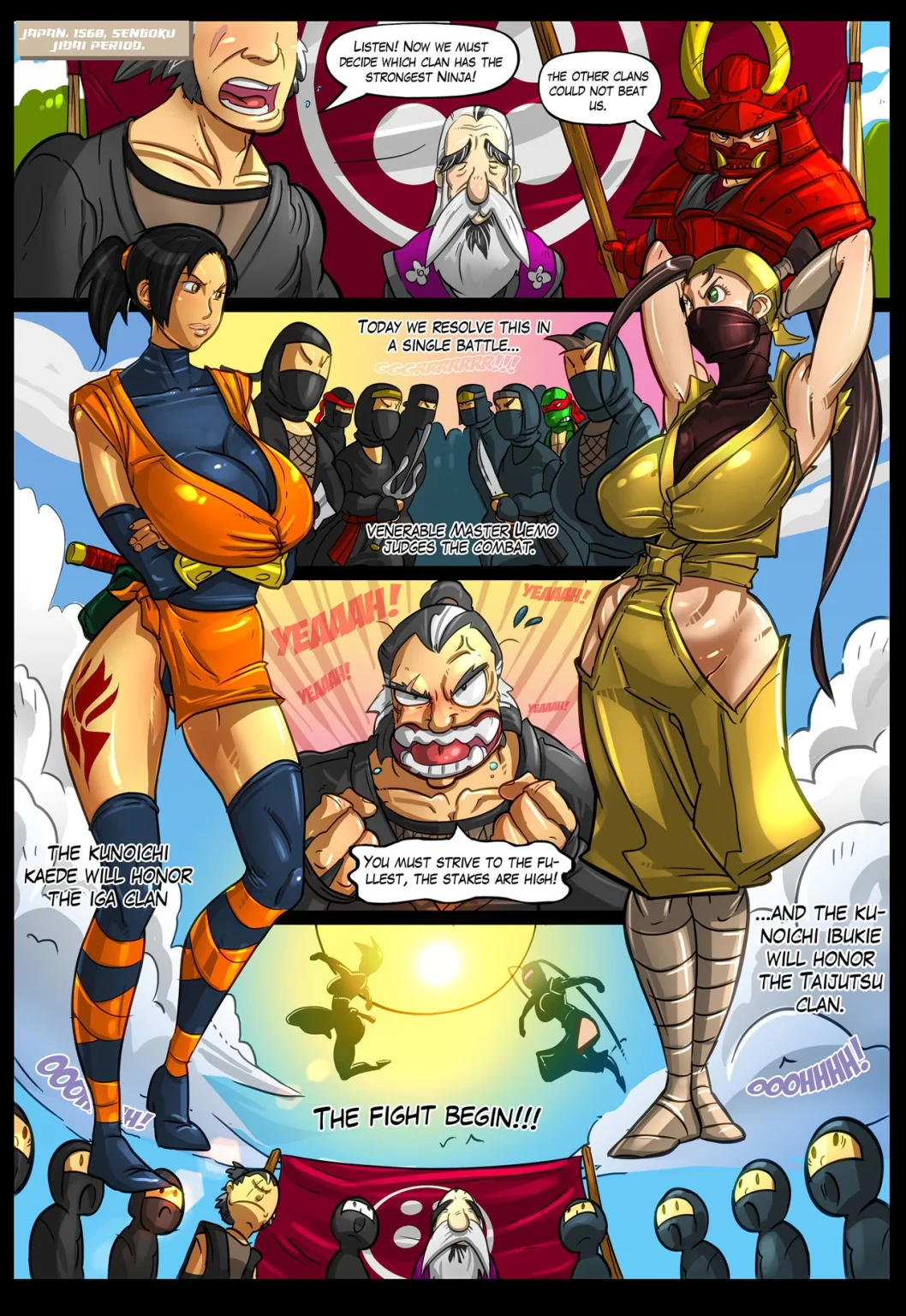 Ninjas Stuff porn comic picture 1
