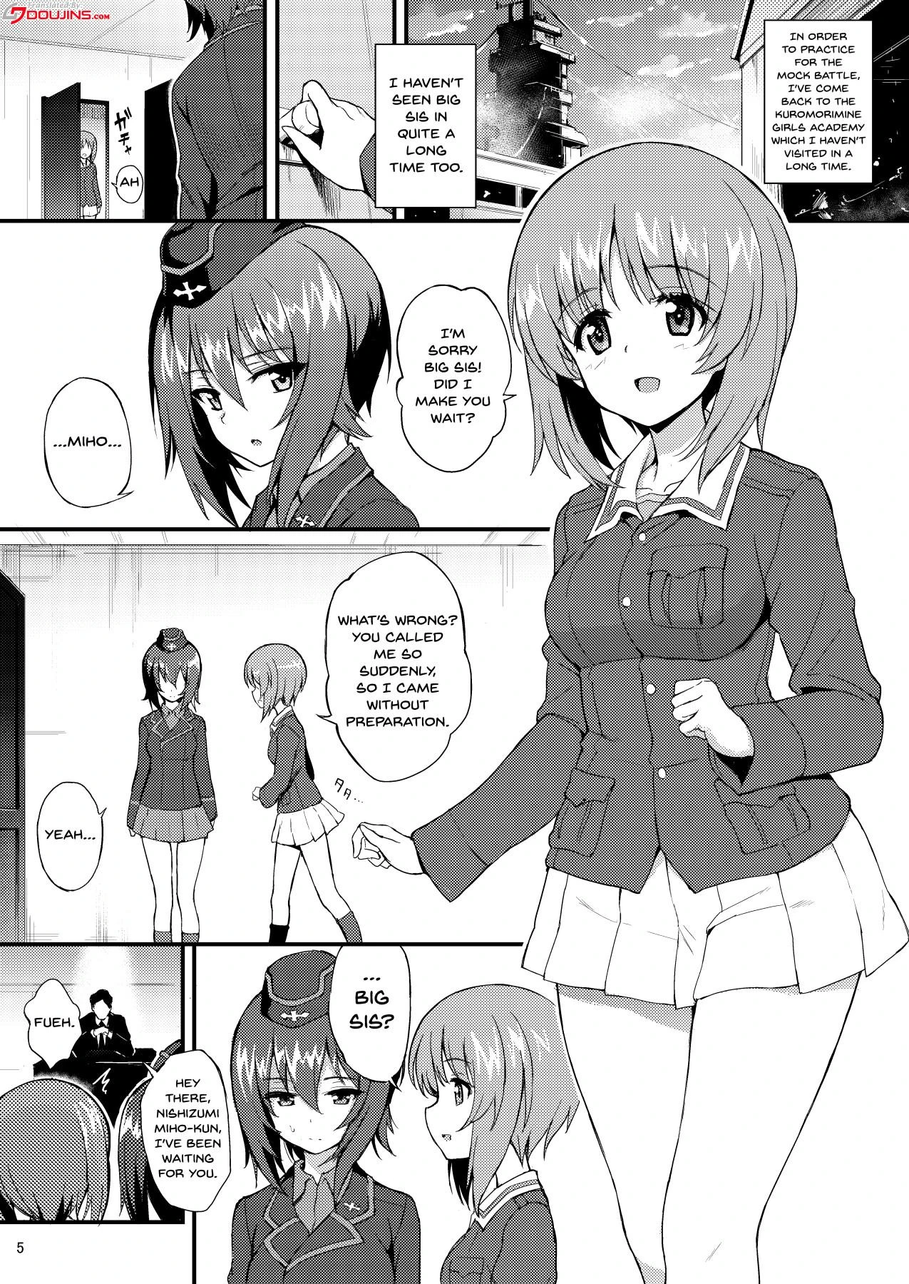 Nishizumi Sisters Sexual Assault porn comic picture 3