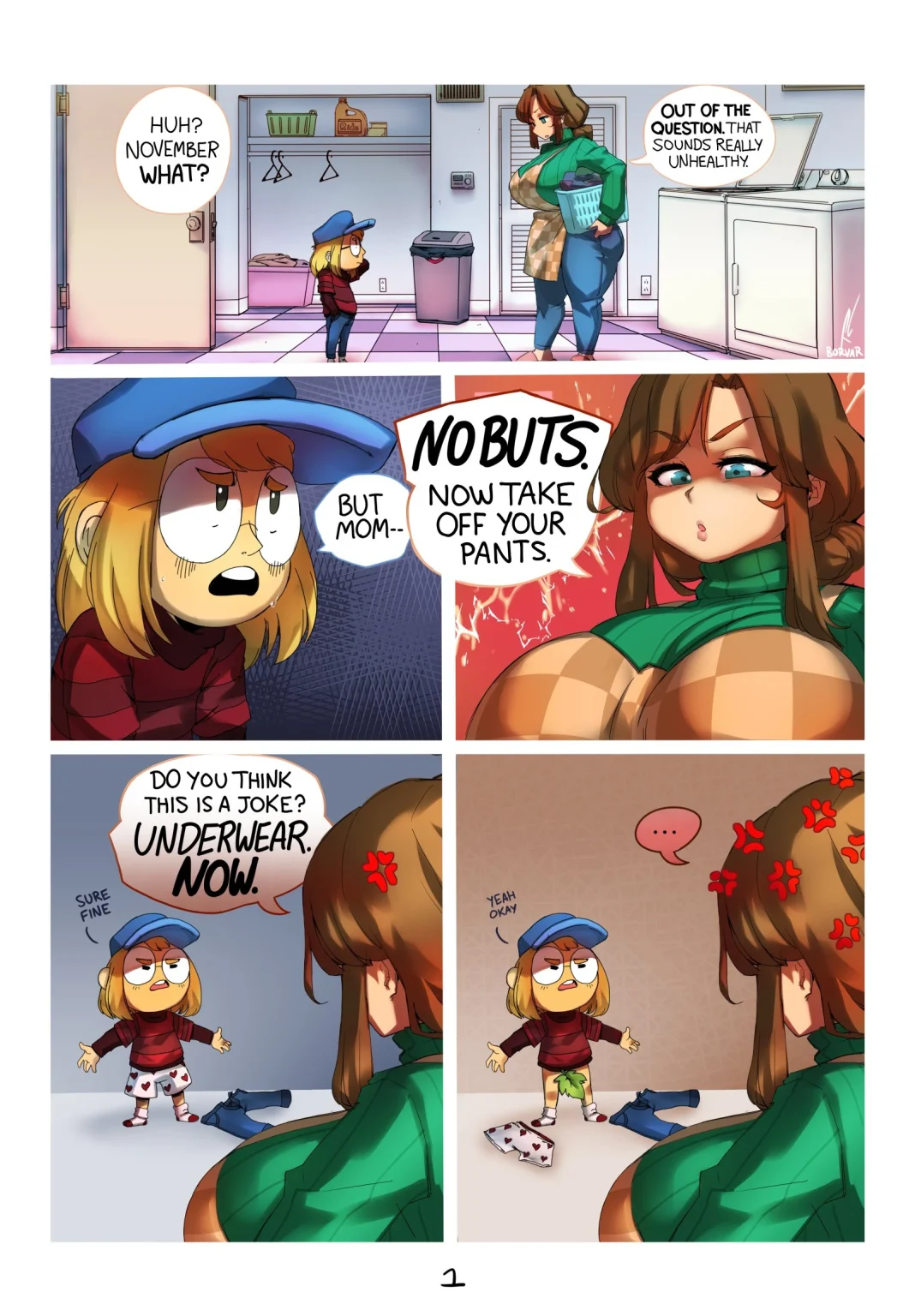 No Nut November porn comic picture 1