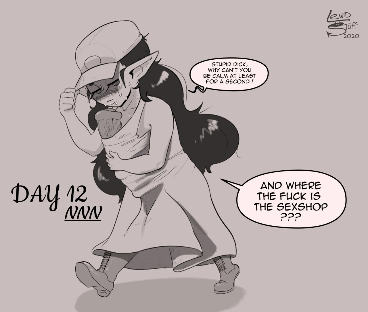 No Nut November with a succubus porn comic picture 11