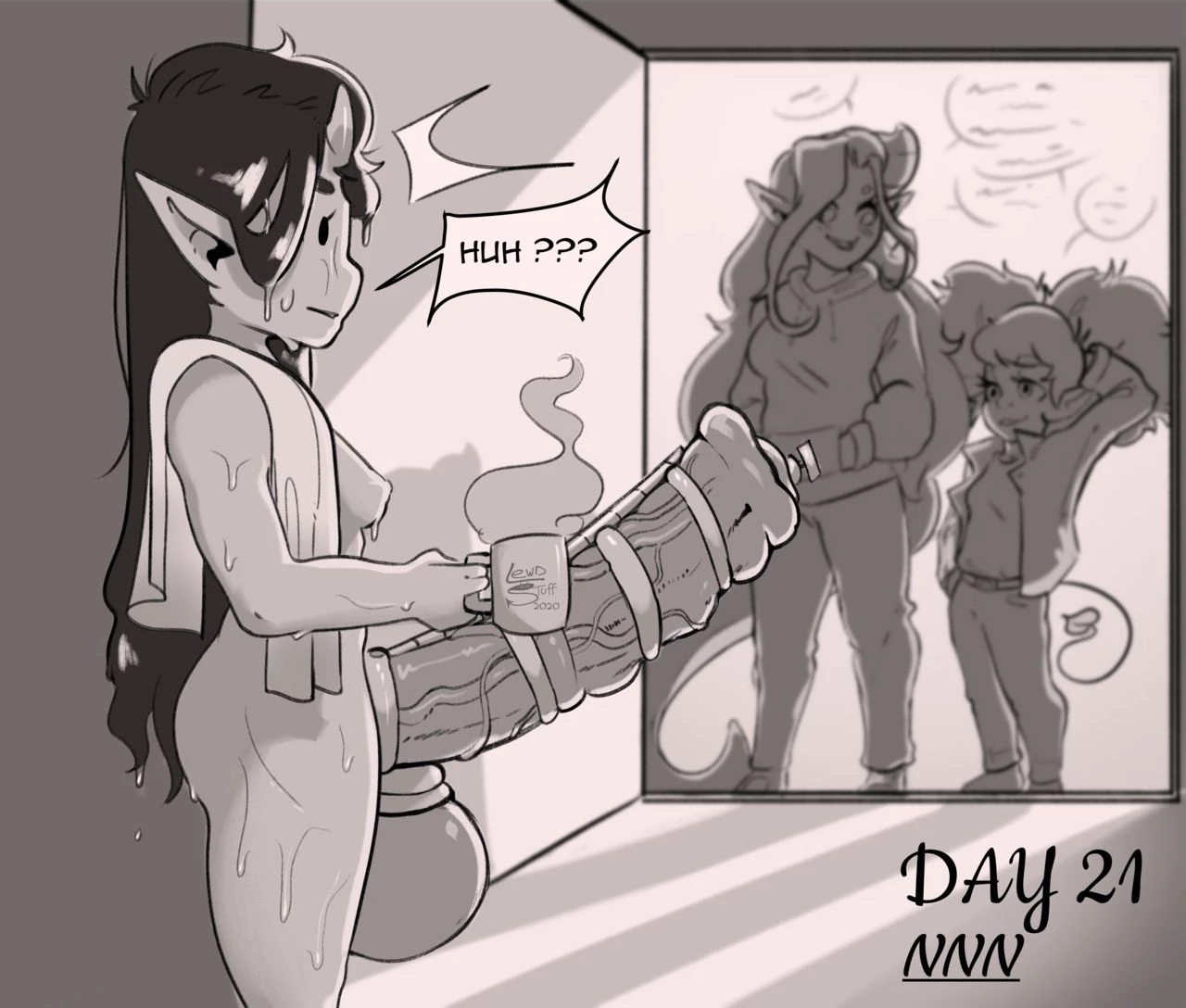 No Nut November with a succubus porn comic picture 20