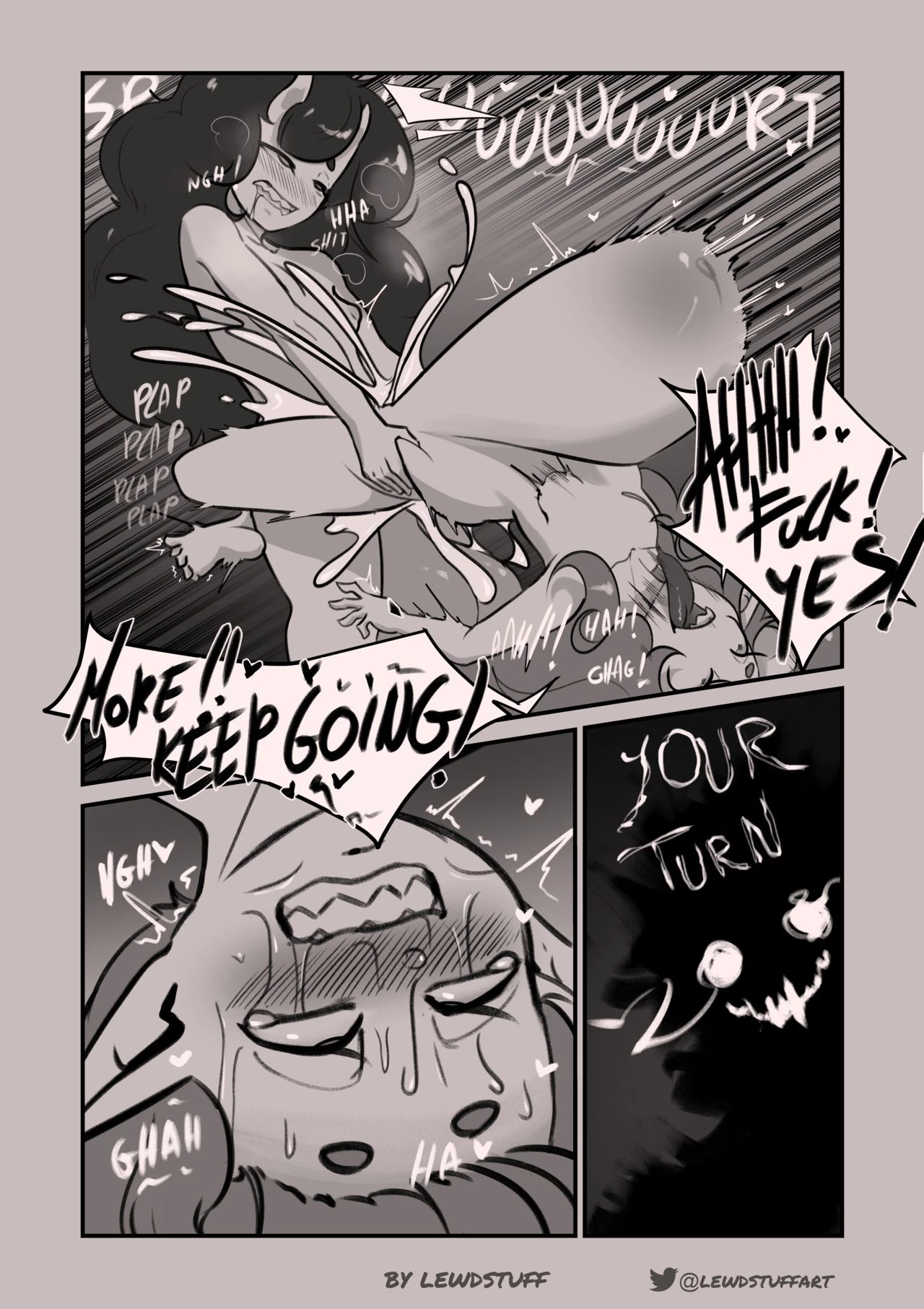 No Nut November with a succubus porn comic picture 33