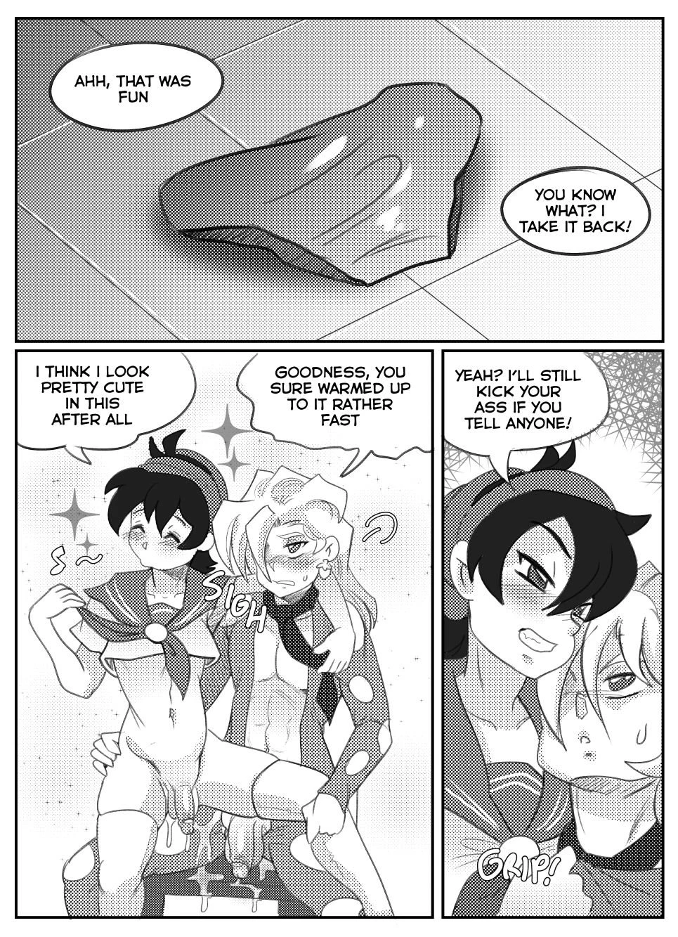 Not Cute porn comic picture 17