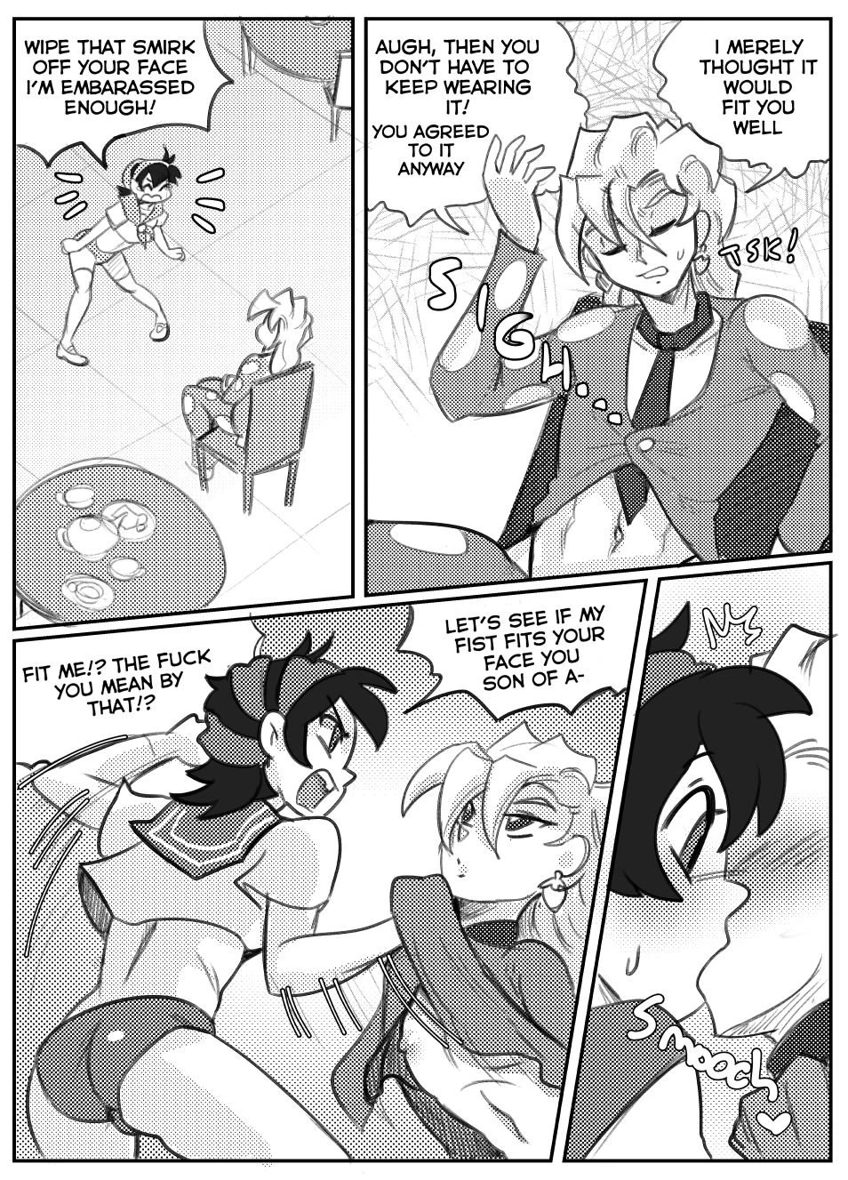 Not Cute porn comic picture 7