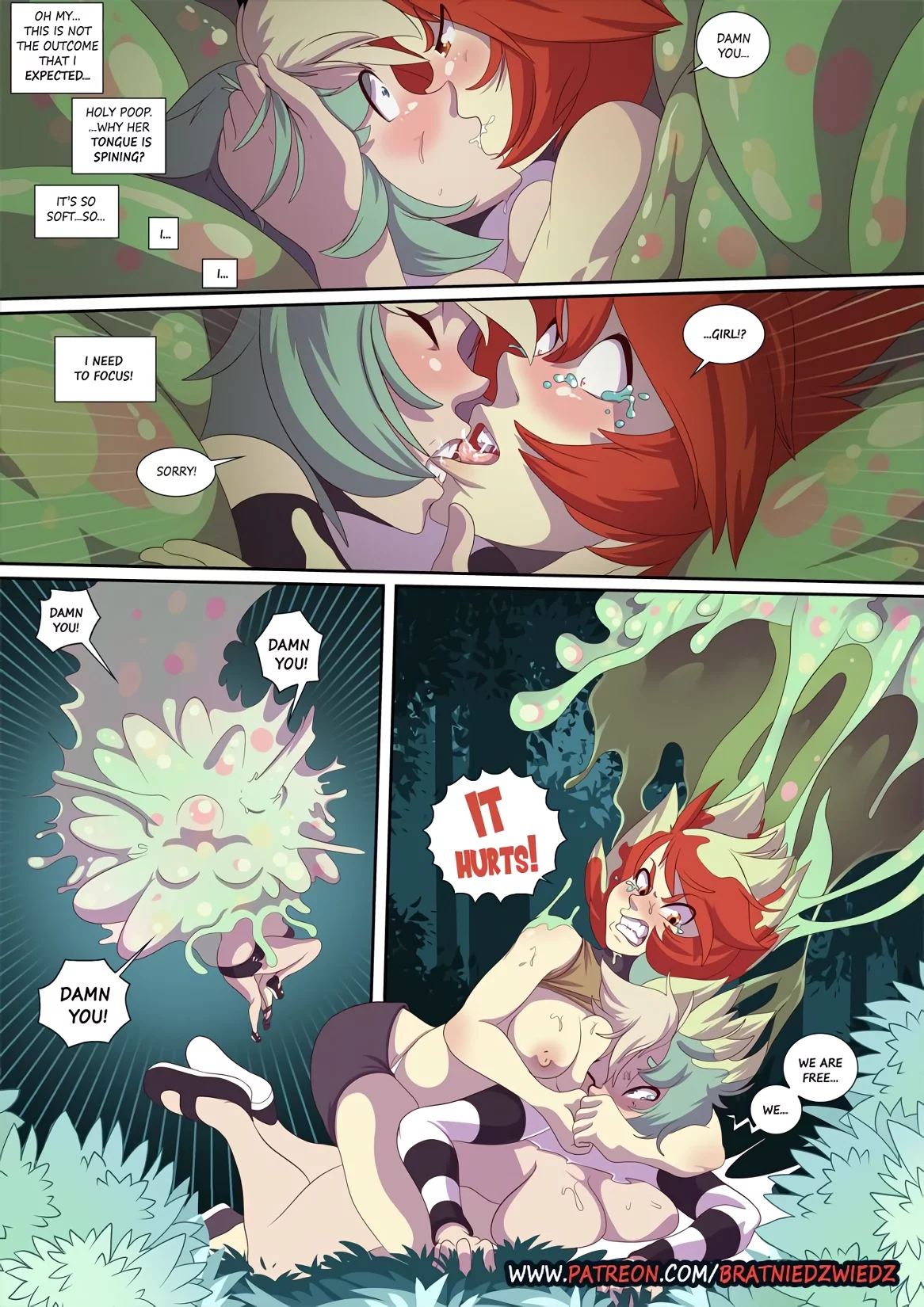 Not So Long Stories – Two Girls One Slimecube porn comic picture 10