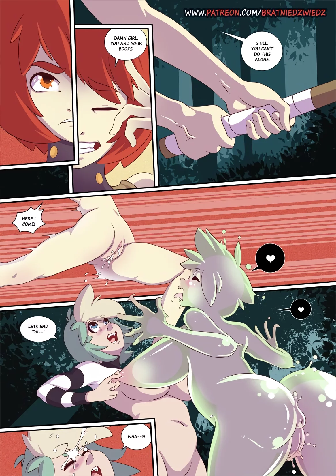 Not So Long Stories – Two Girls One Slimecube porn comic picture 28