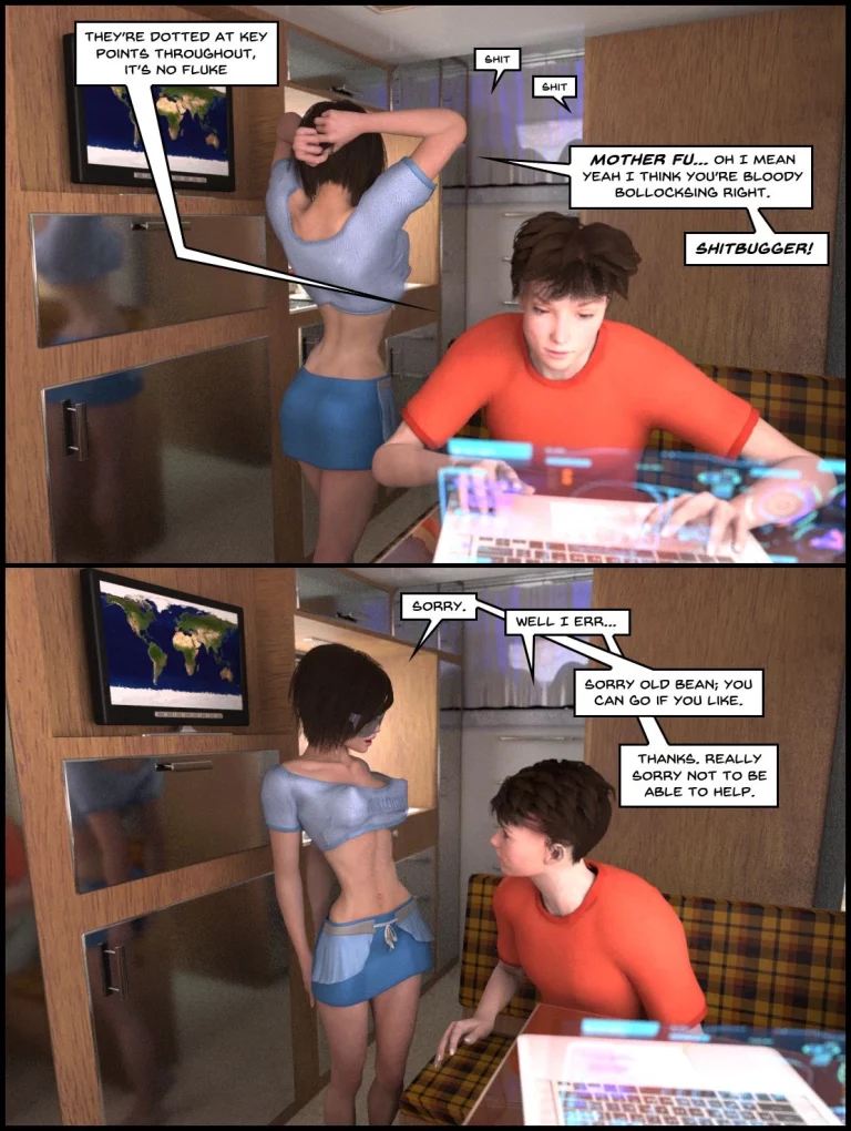 One Human, Being. 01: Contact! porn comic picture 16