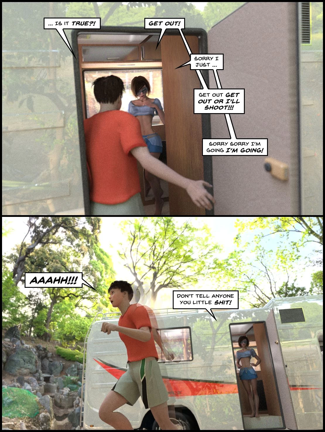 One Human, Being. 01: Contact! porn comic picture 18