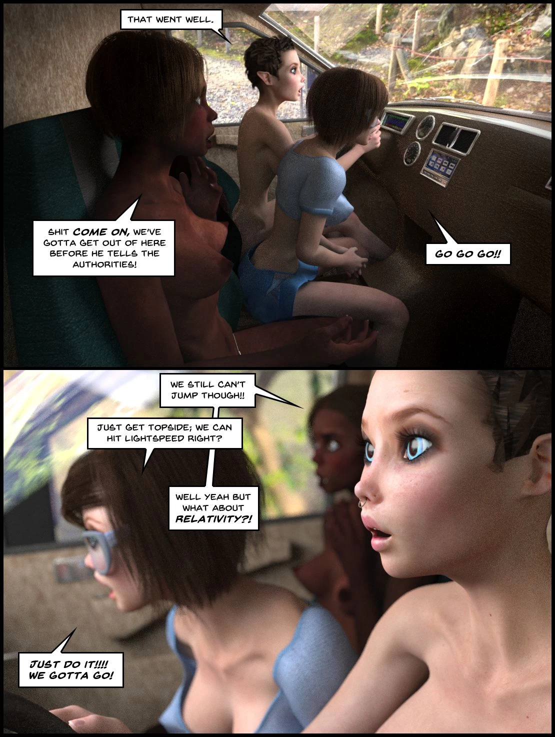 One Human, Being. 01: Contact! porn comic picture 19