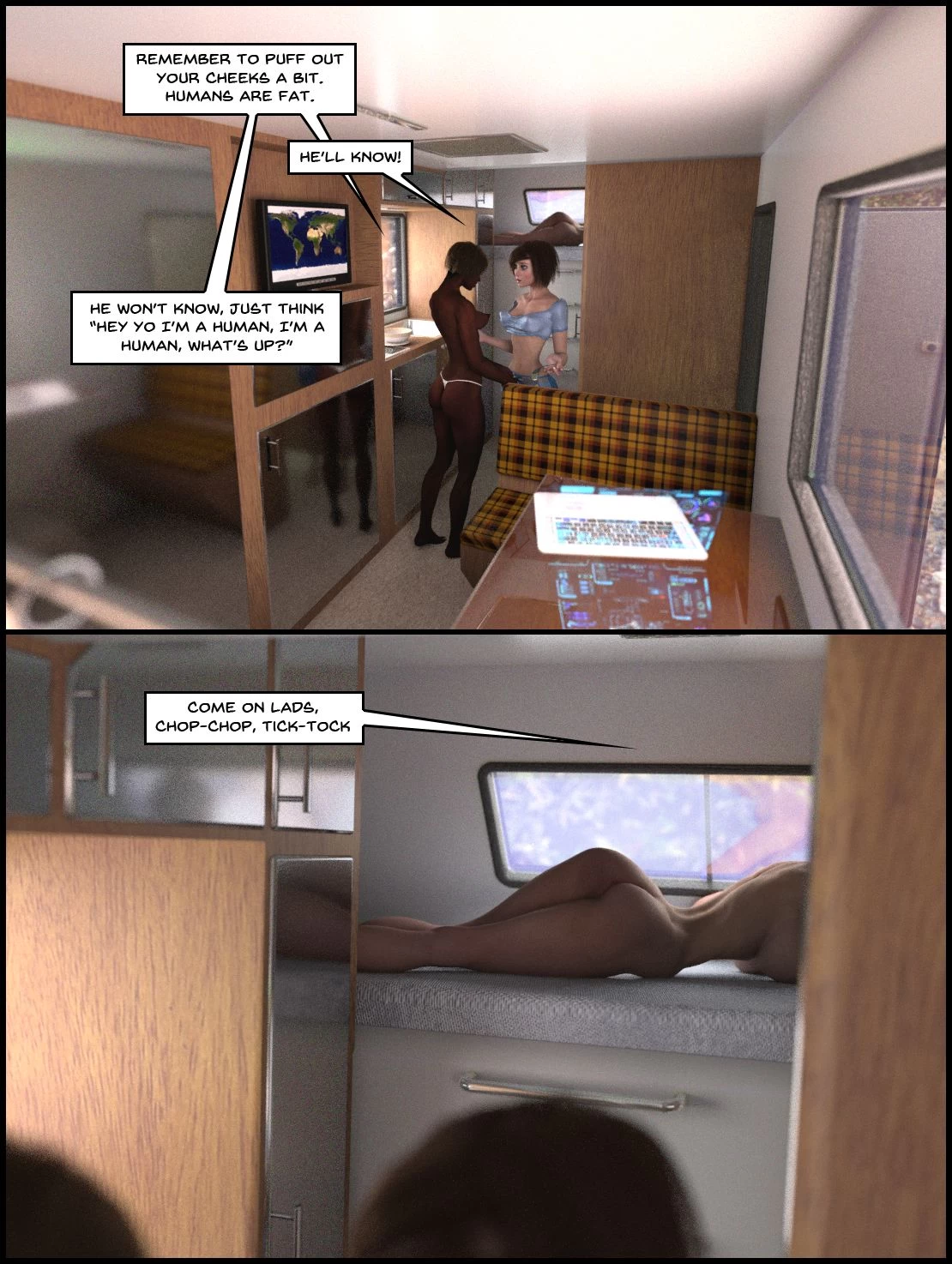 One Human, Being. 01: Contact! porn comic picture 3