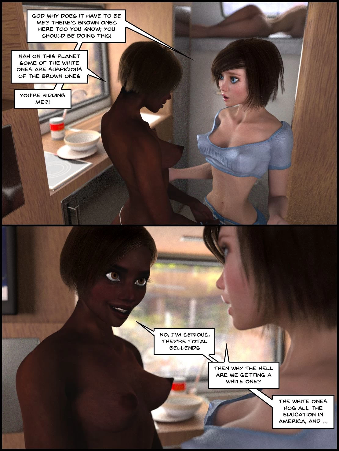 One Human, Being. 01: Contact! porn comic picture 4