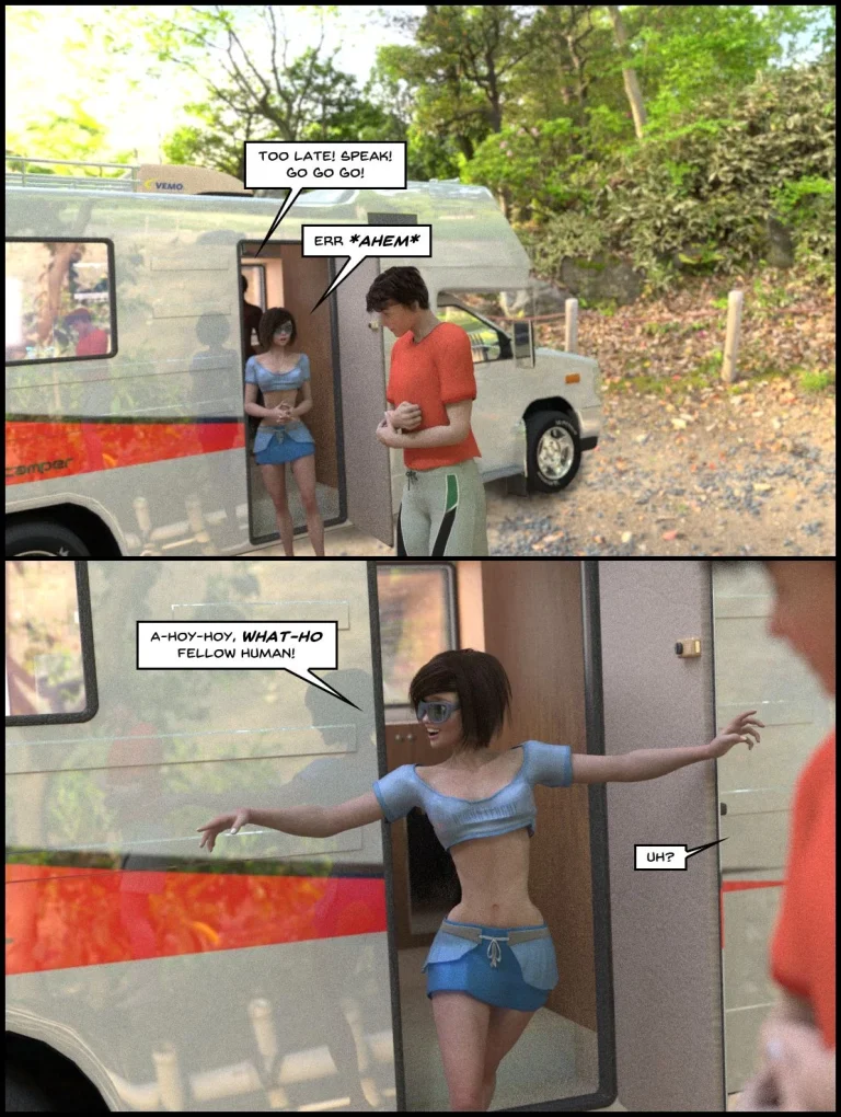 One Human, Being. 01: Contact! porn comic picture 7