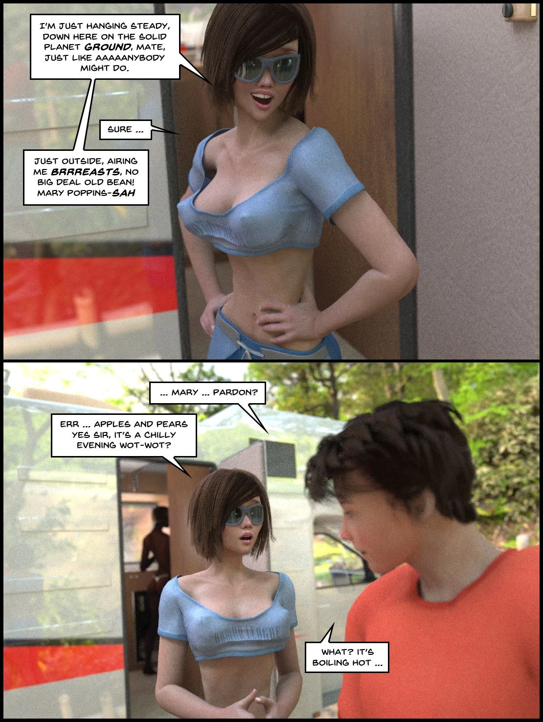 One Human, Being. 01: Contact! porn comic picture 8