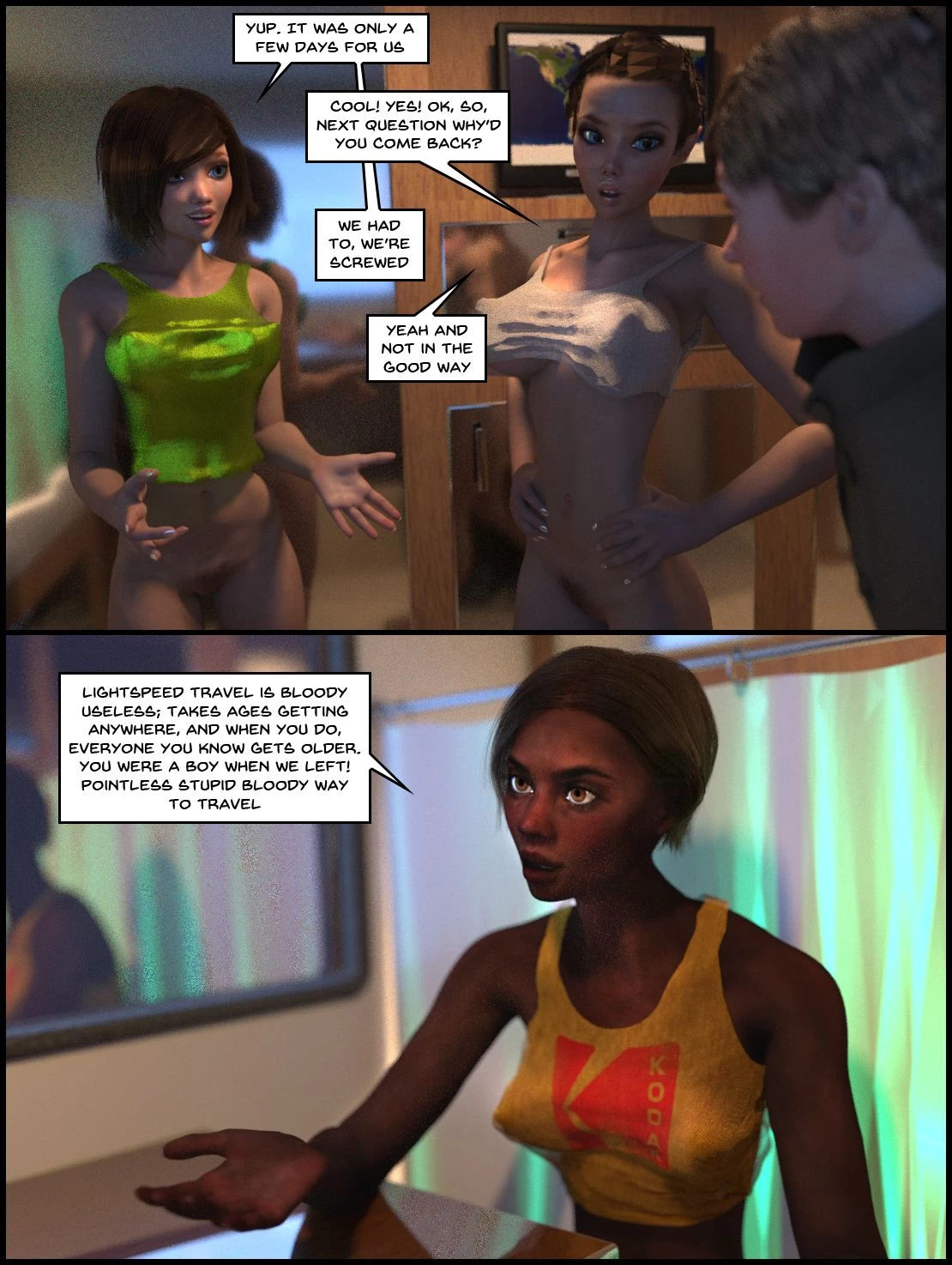 One Human, Being. 02: Priority Green porn comic picture 10
