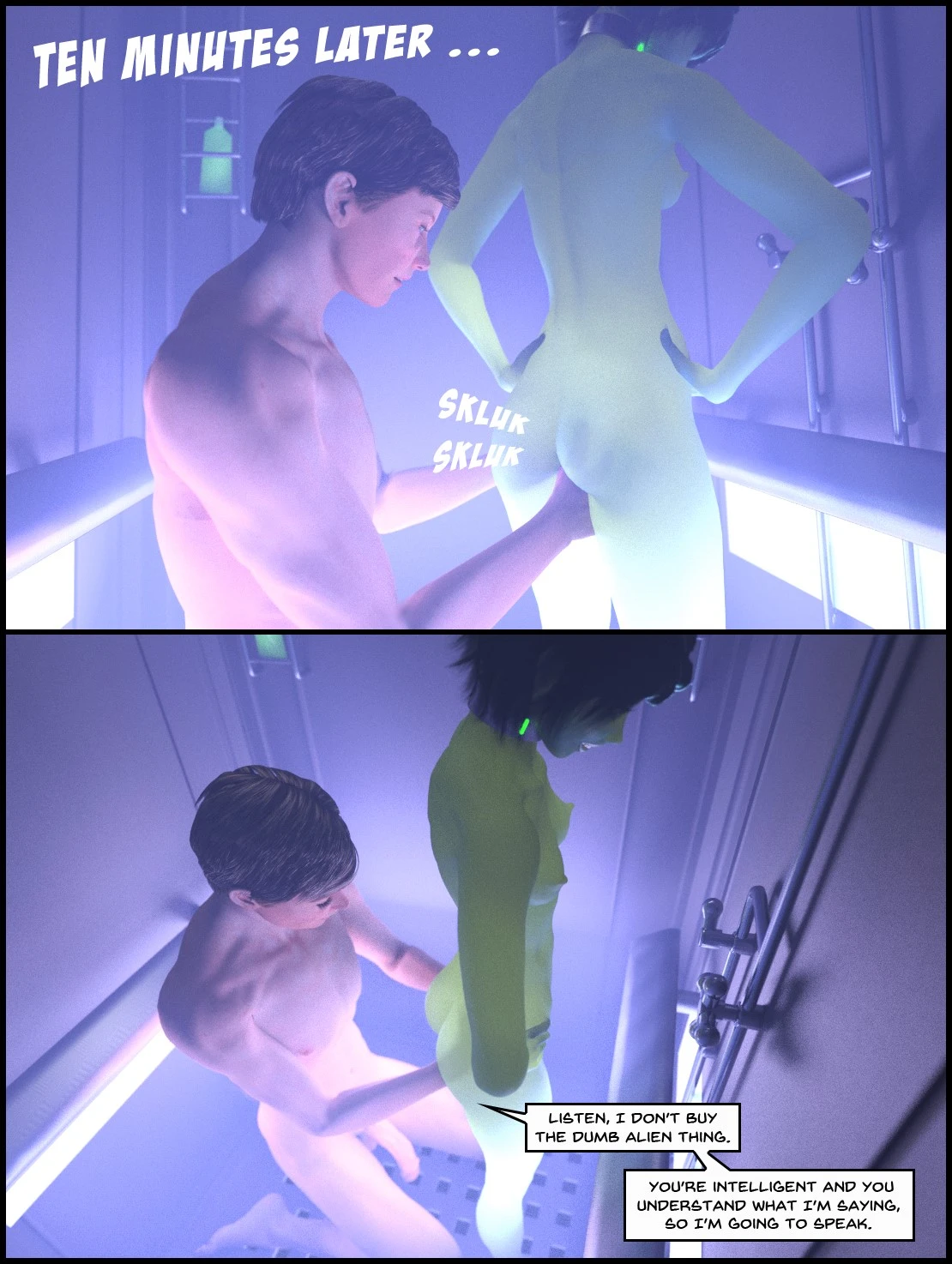 One Human, Being. 04: Translucent porn comic picture 25