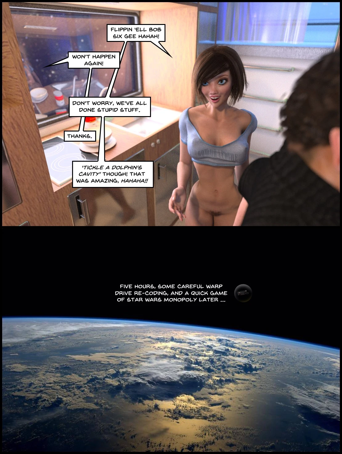 One Human, Being. 05: Tight Crew porn comic picture 19